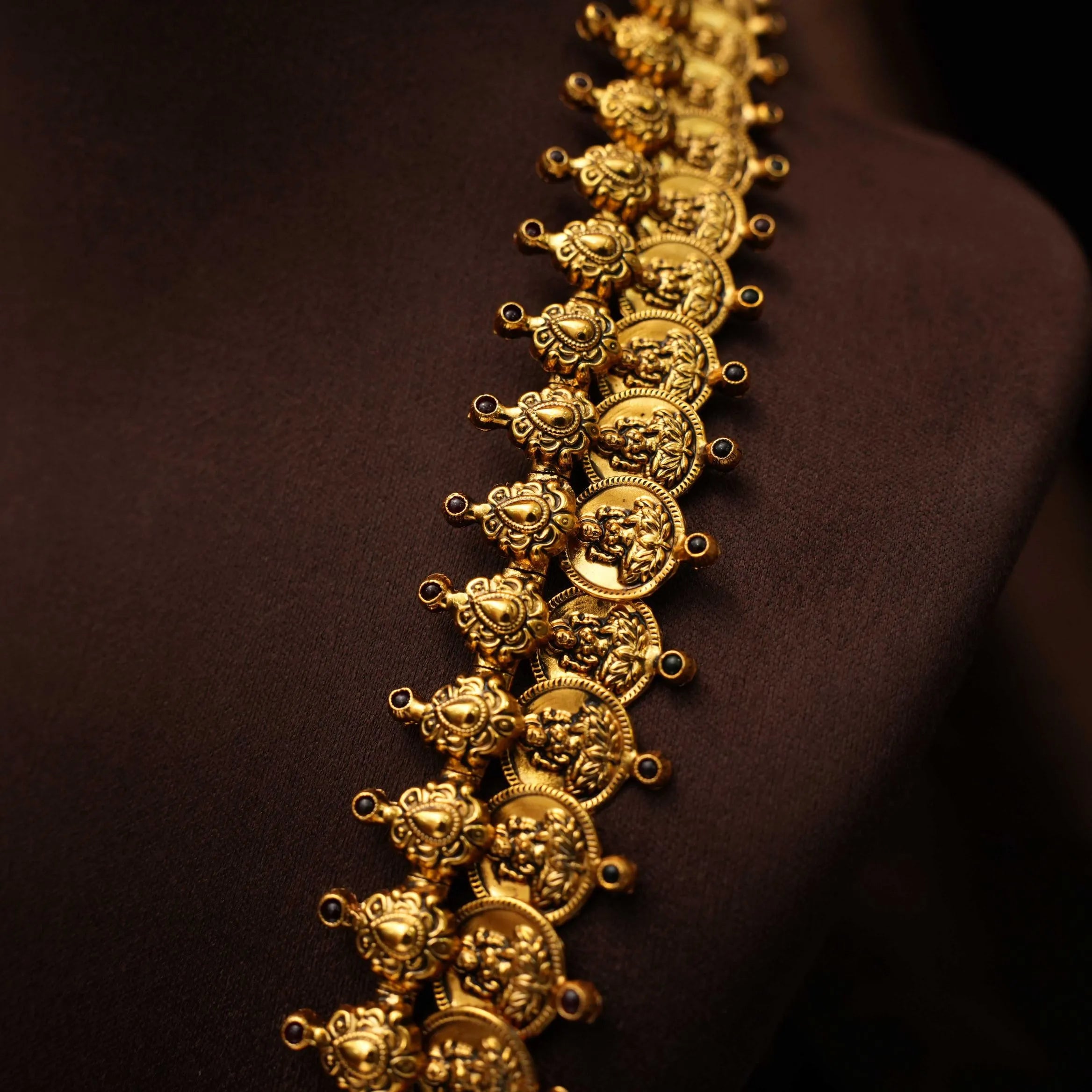 Anwita Silver Coin Necklace