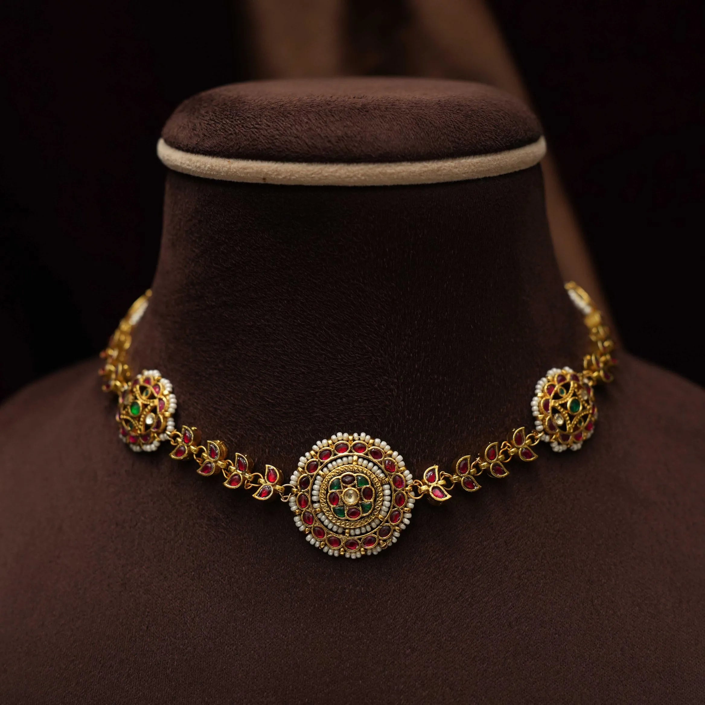 Apeshka Polki Choker - Beryl