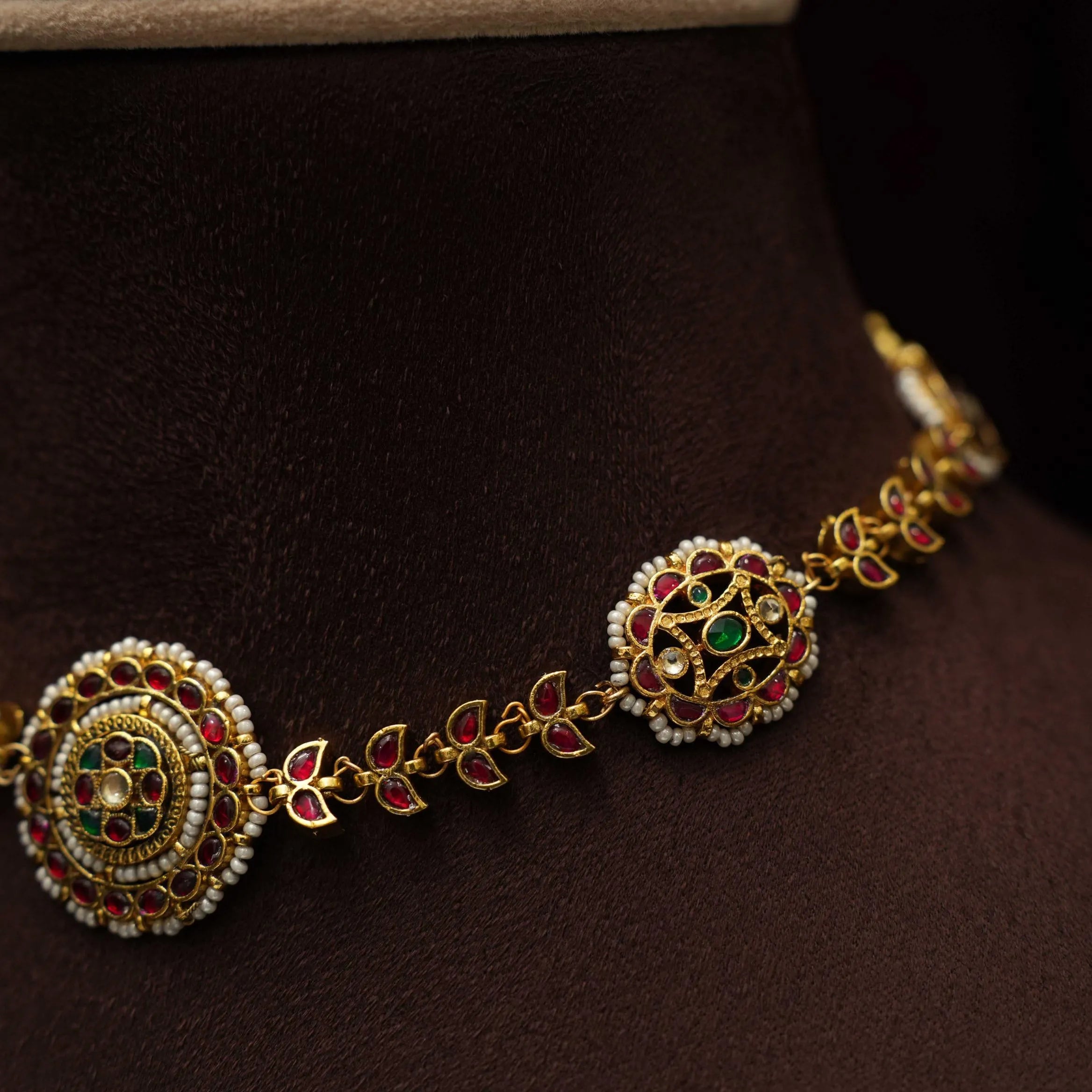 Apeshka Polki Choker - Beryl