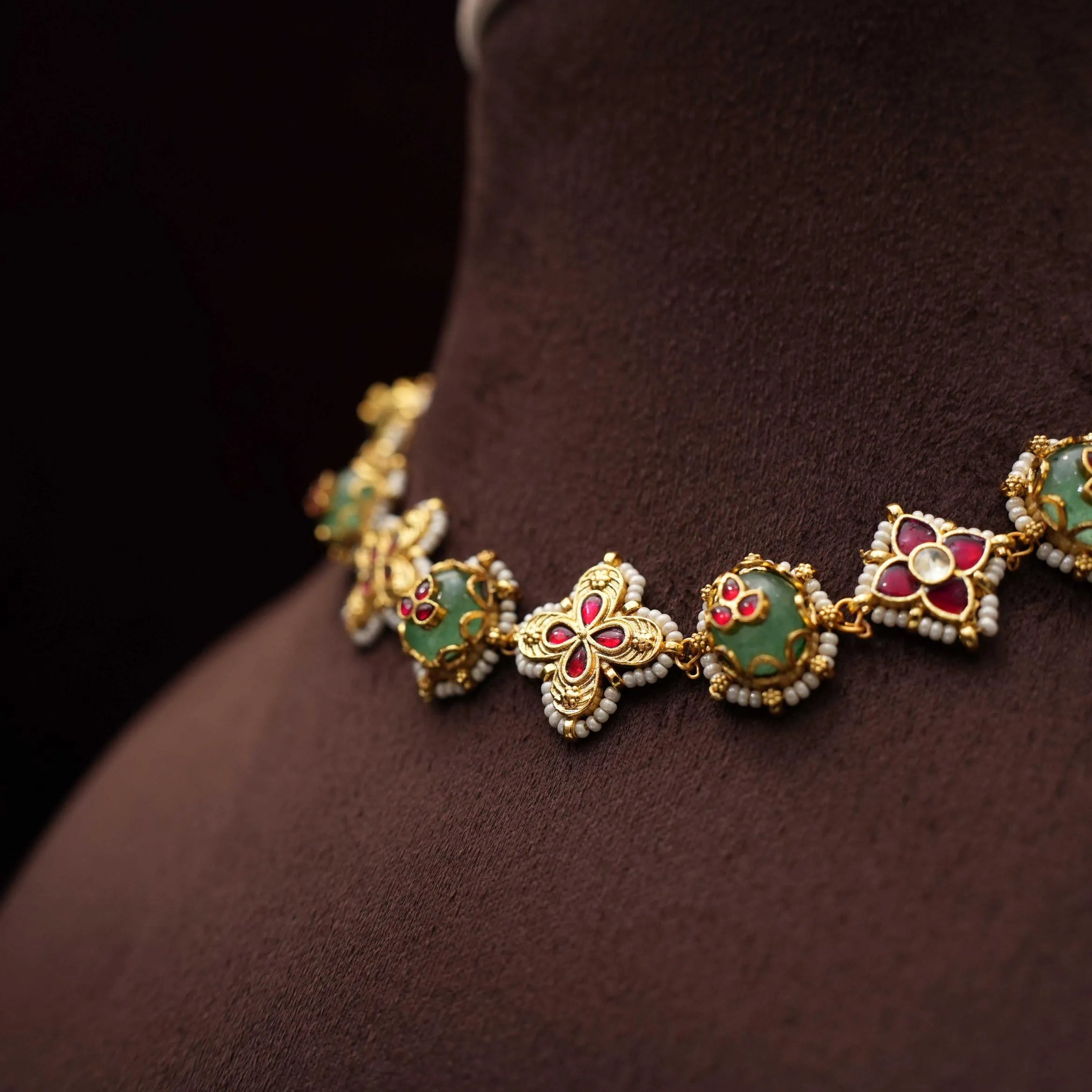 Apeshka Polki Choker - Nidhi