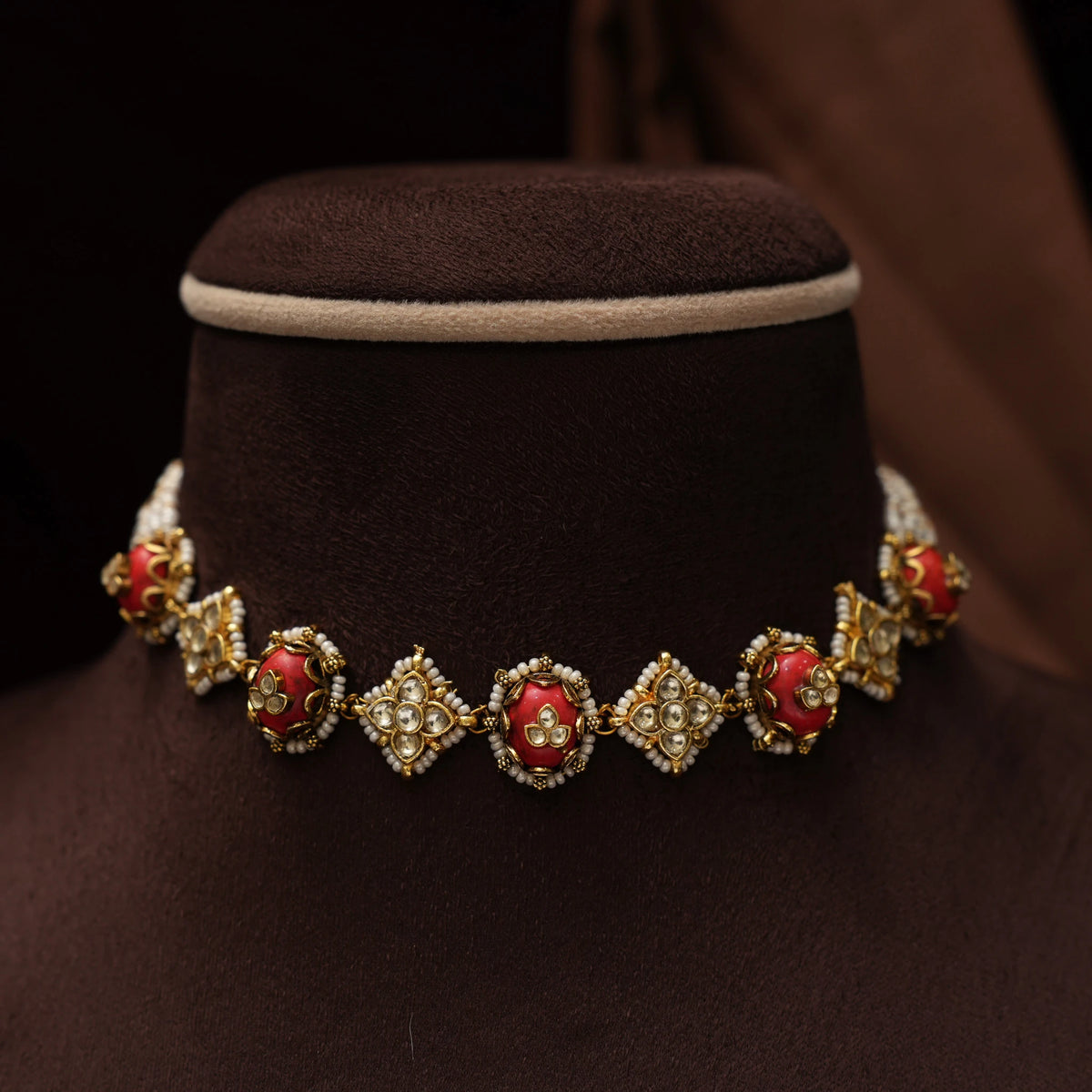 Apeshka Polki Choker – Riya