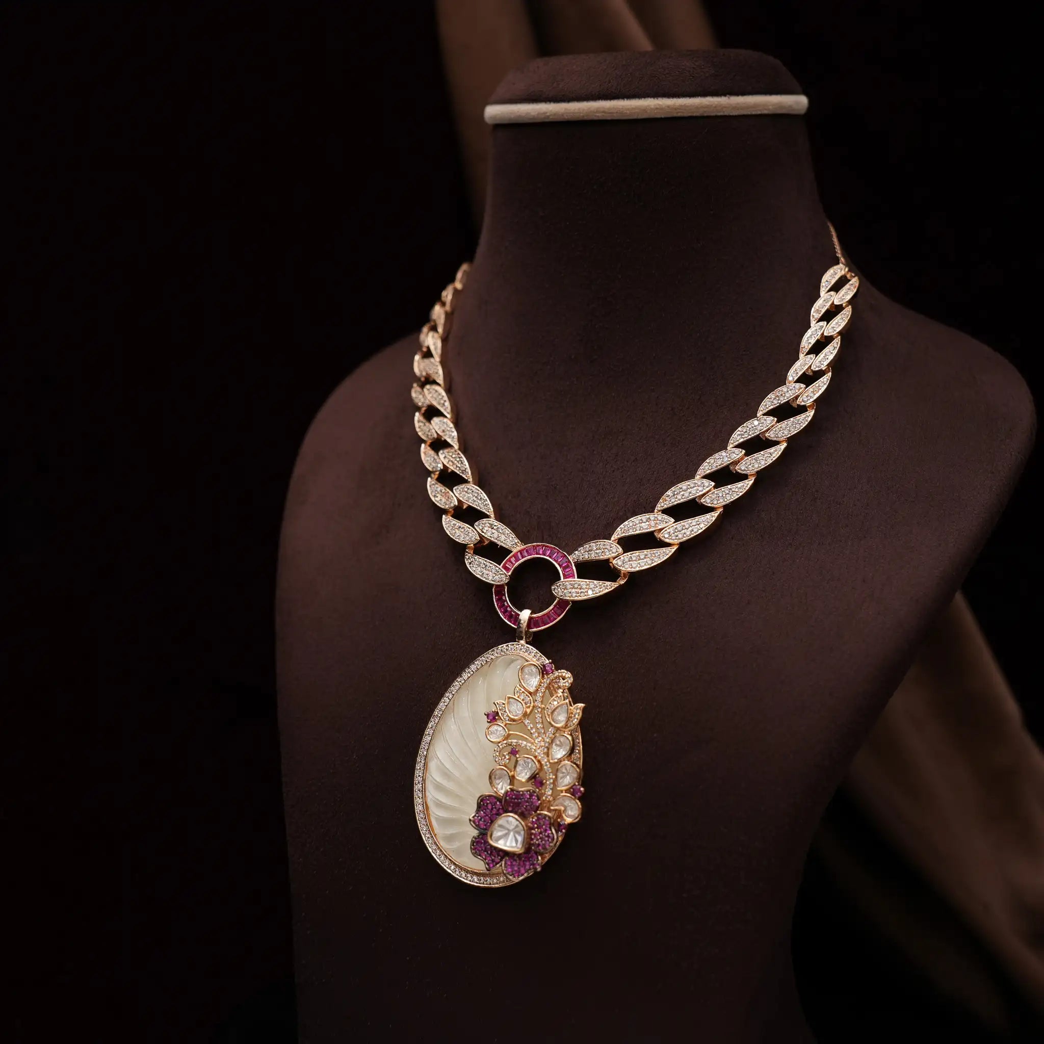 Arden Statement Zircon Necklace
