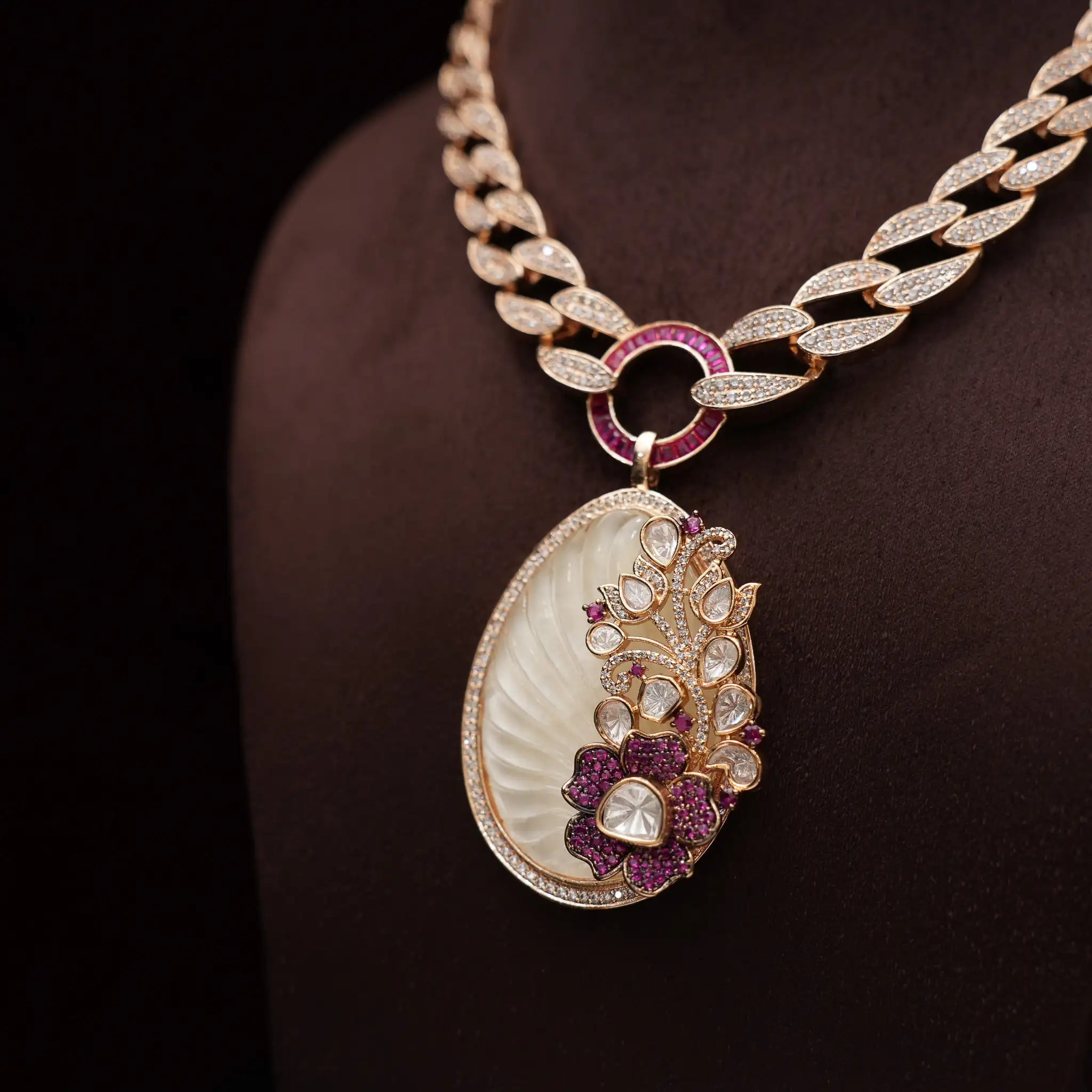 Arden Statement Zircon Necklace