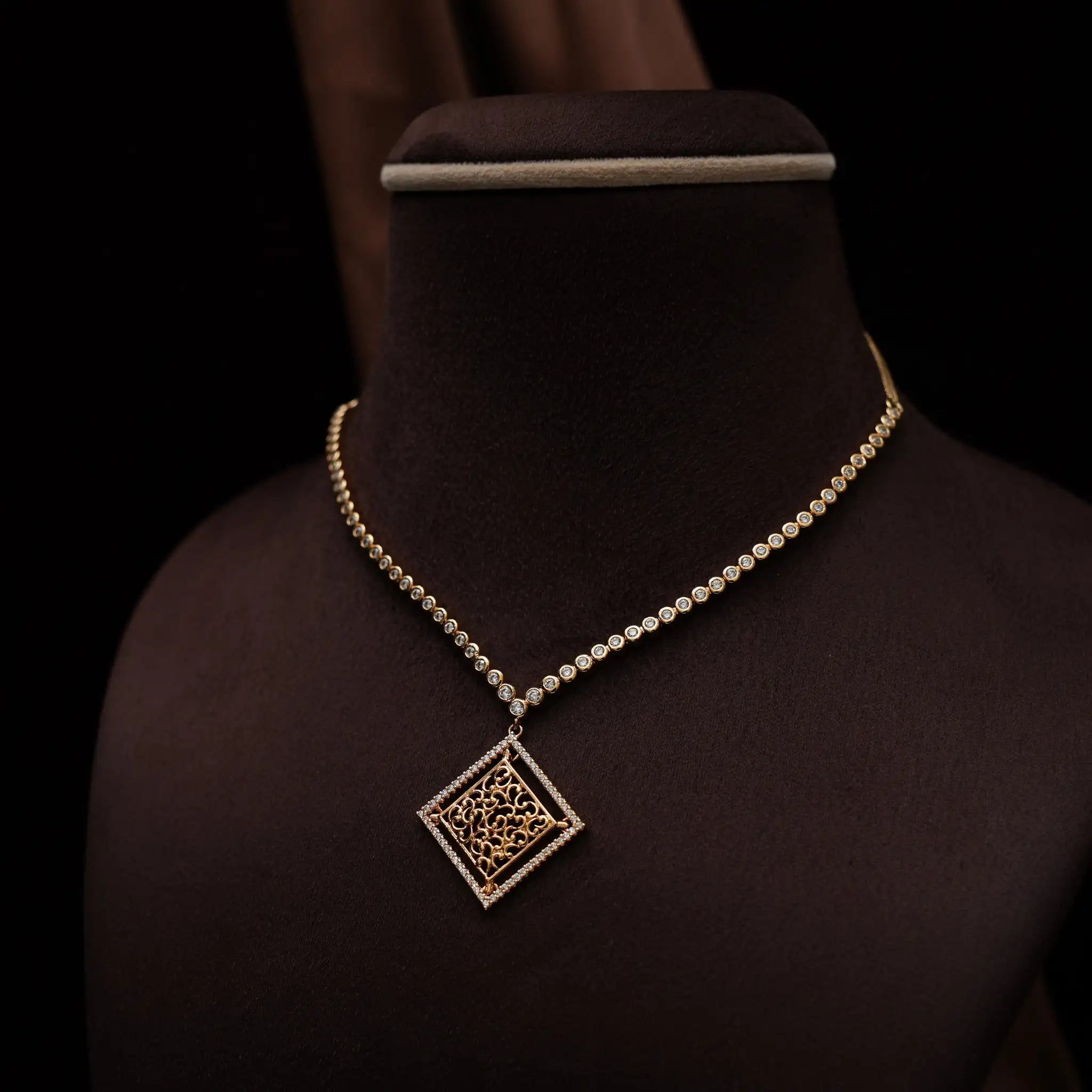 Aster Zircon Necklace