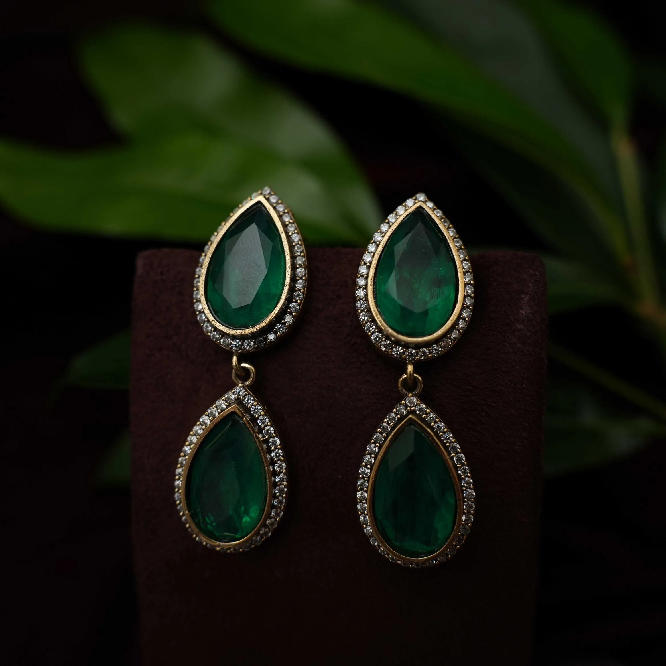 Aswini Polki Necklace - Green