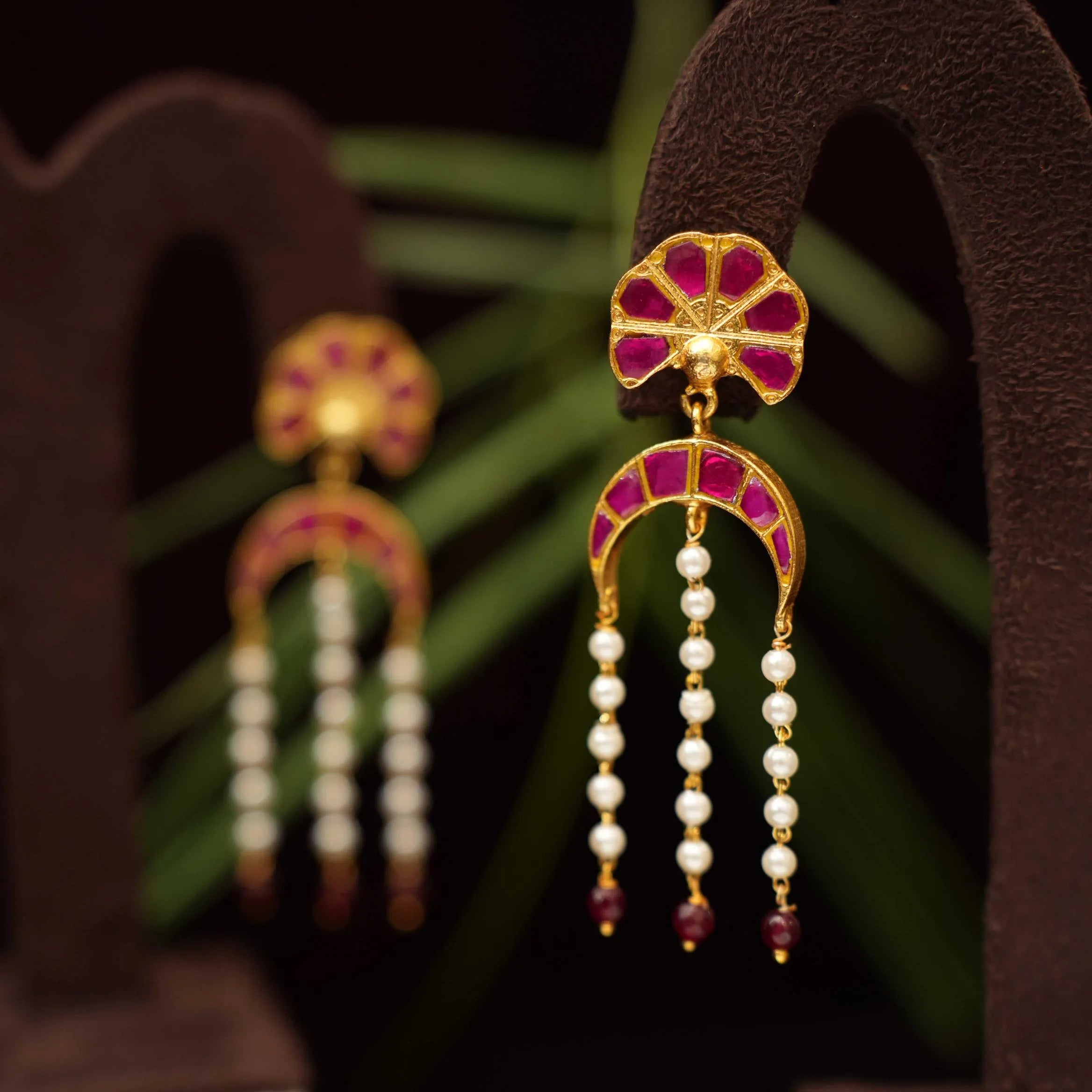 Athini Polki Tassel Earrings