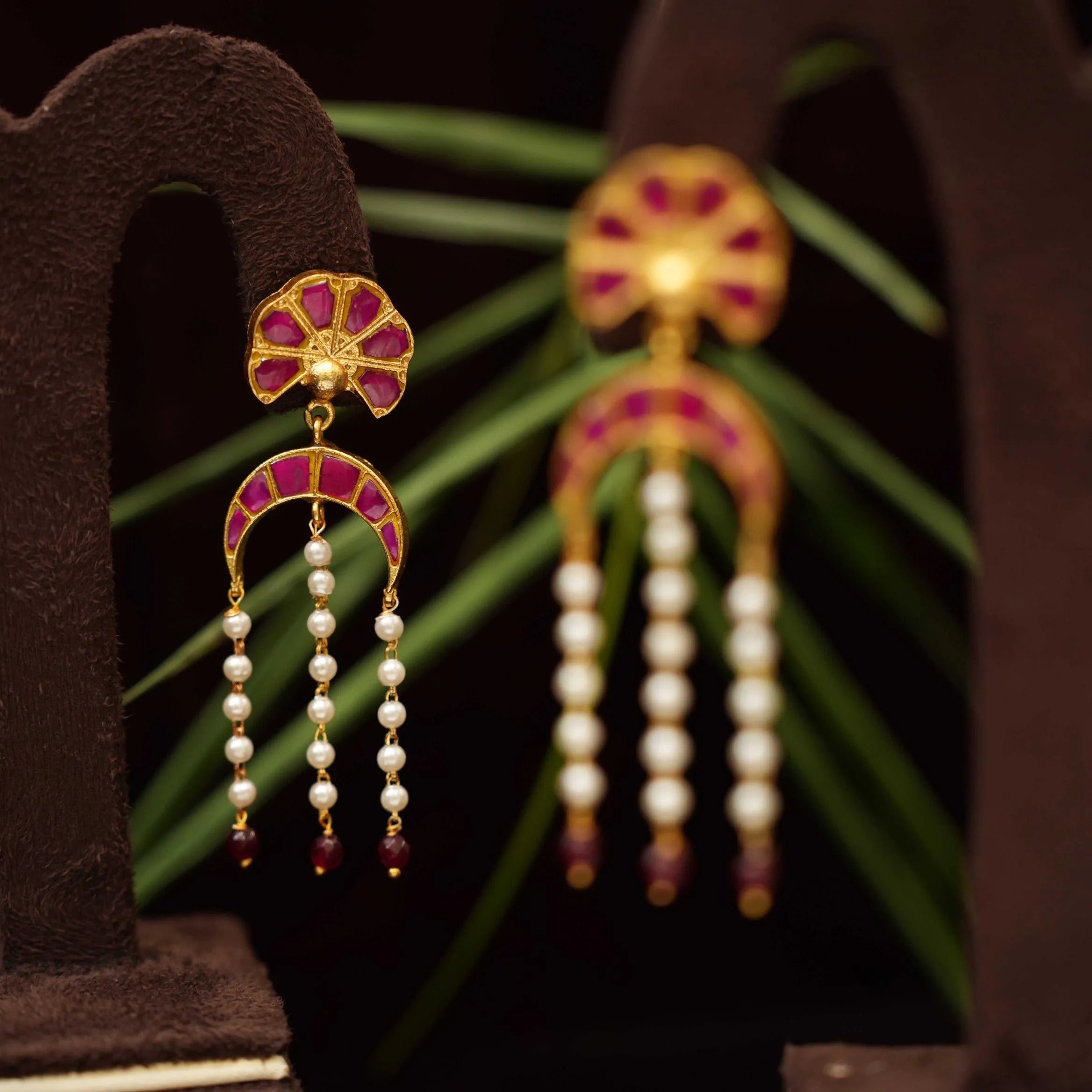 Athini Polki Tassel Earrings