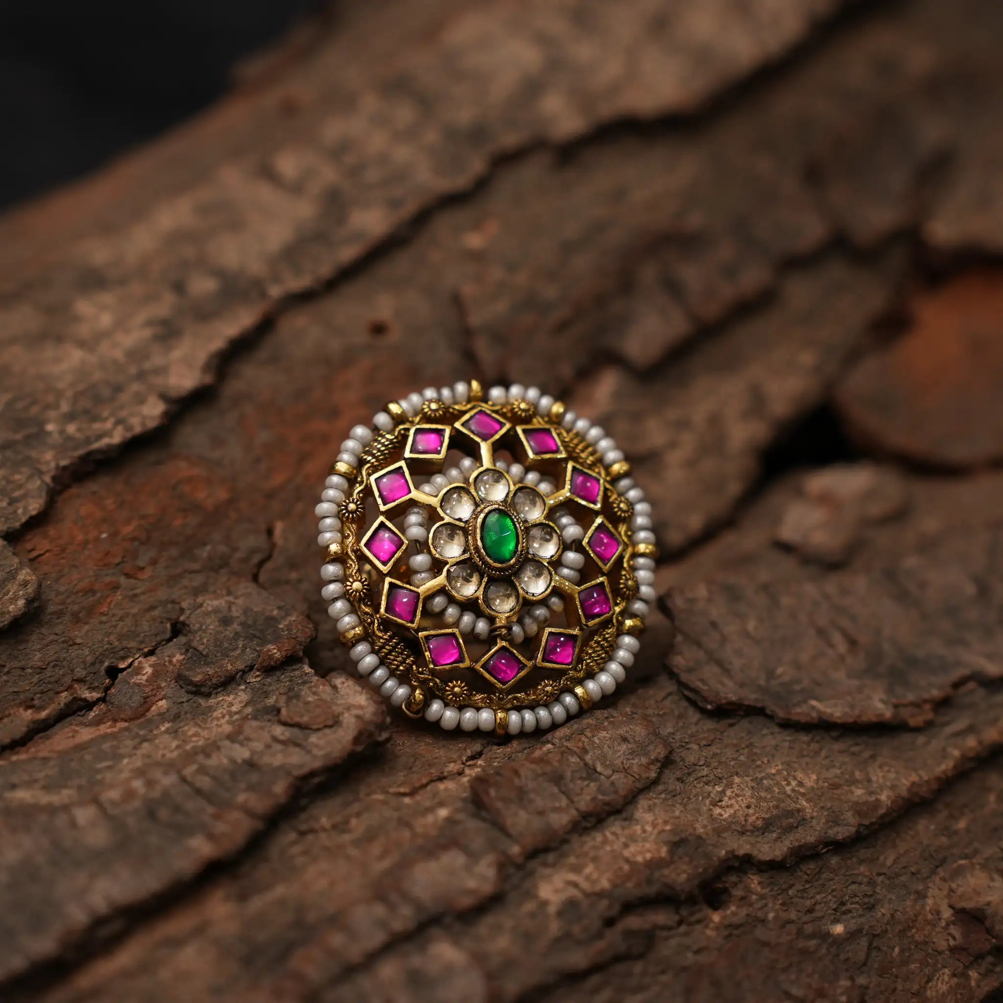 Audrey Polki Ring