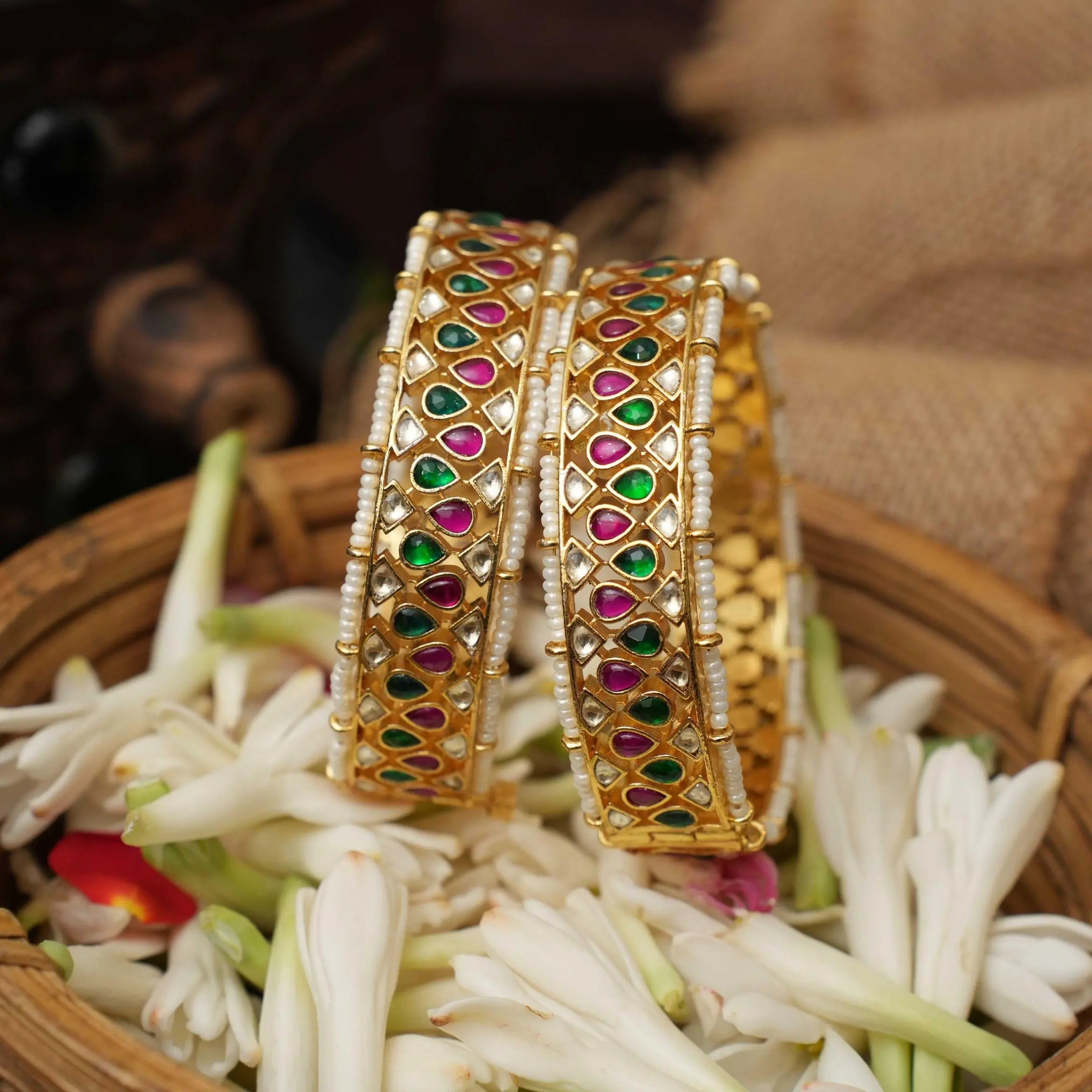 Aurelia Polki Bangles