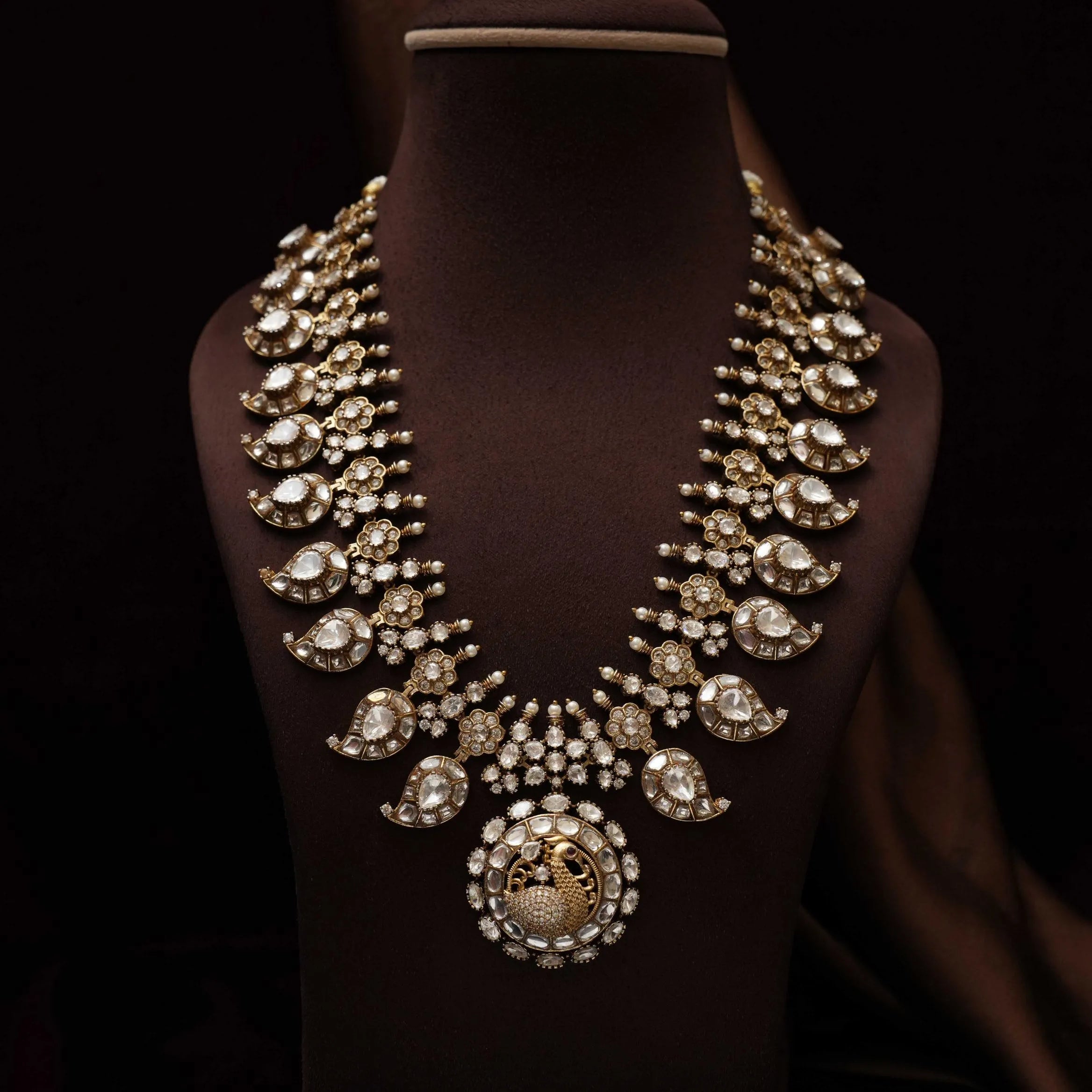 Aurika Victorian Polki Necklace - Long