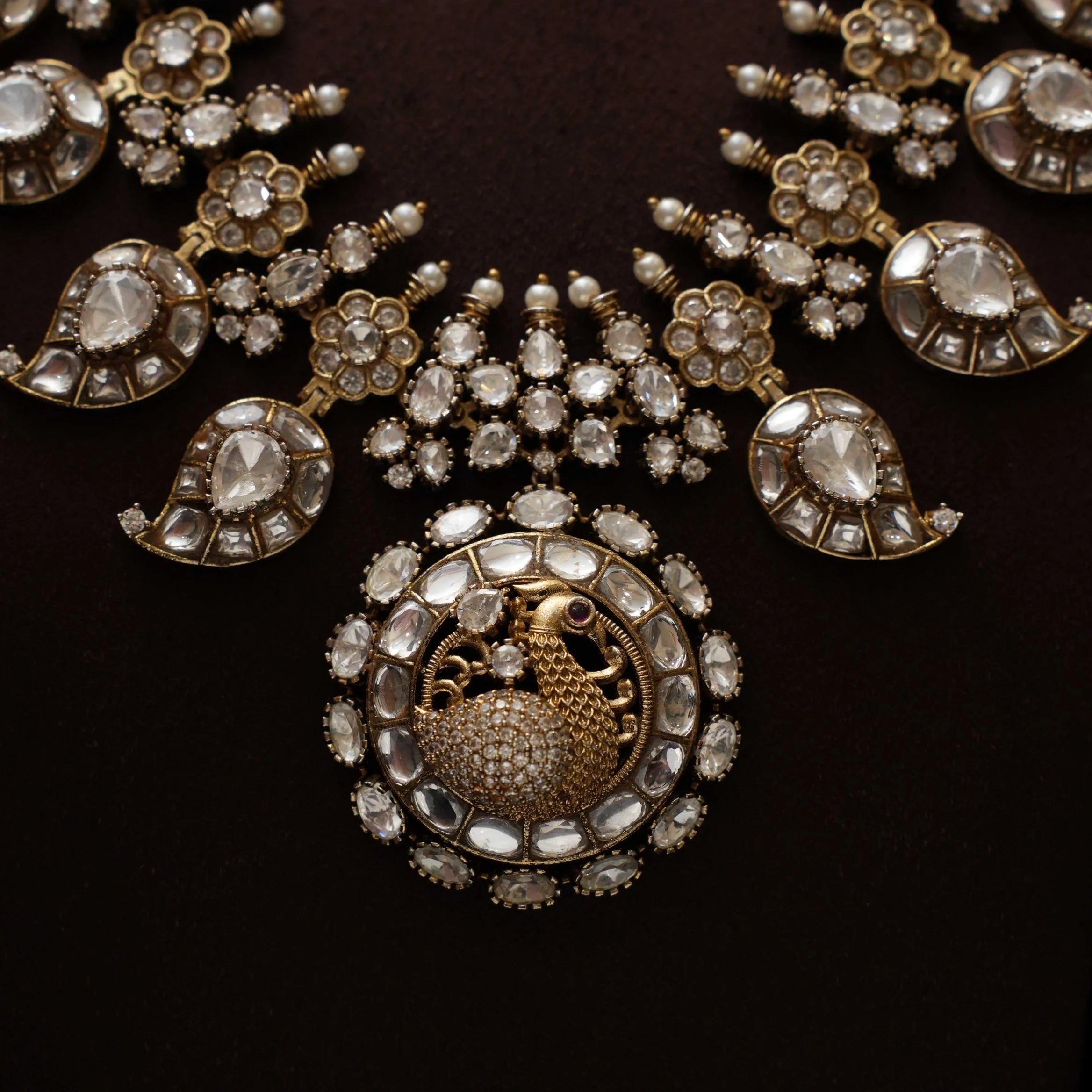 Aurika Victorian Polki Necklace - Long