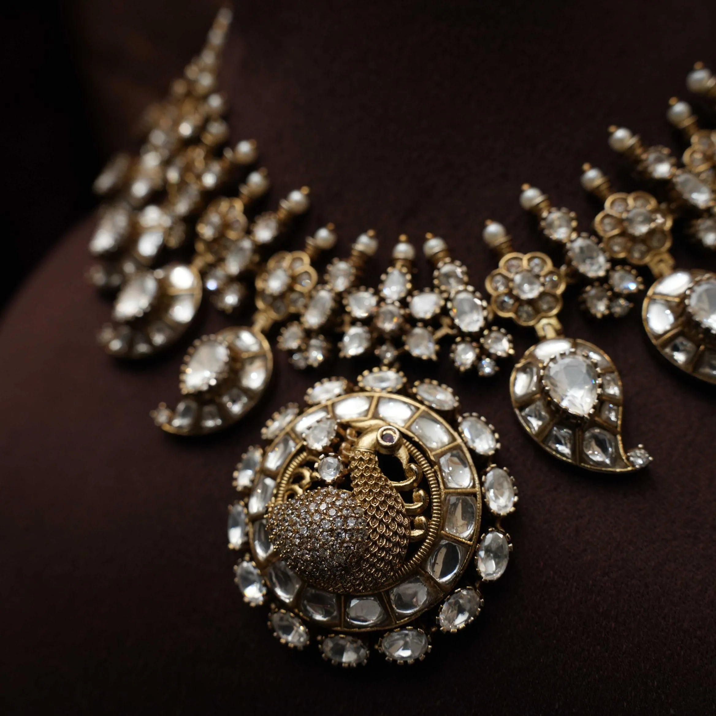 Aurika Victorian Polki Necklace - Short