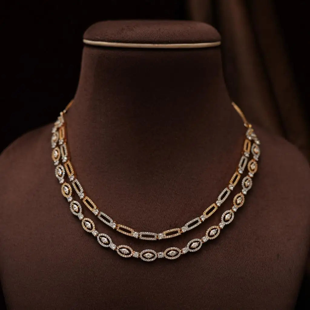 Avisha White Stone Necklace