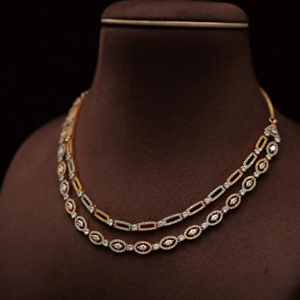 Avisha White Stone Necklace