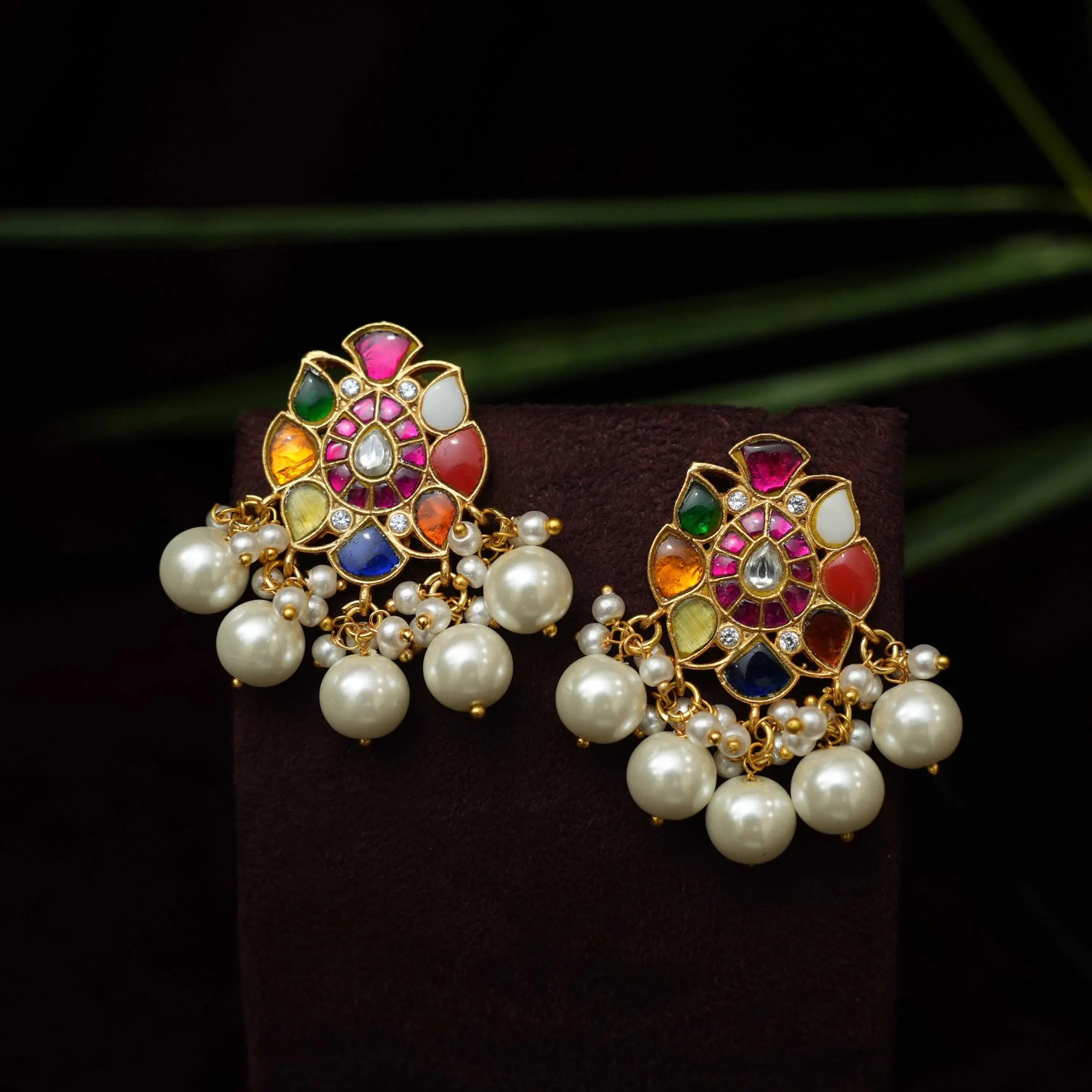 Avleen Polki Necklace - Multicolor