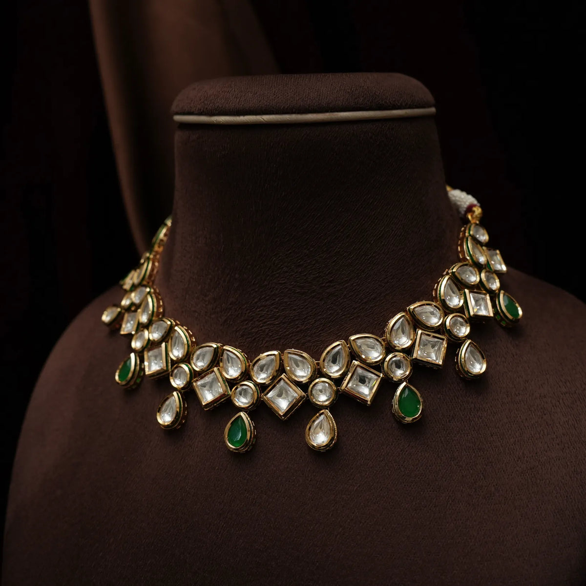 Avnita Kundan Necklace - Green