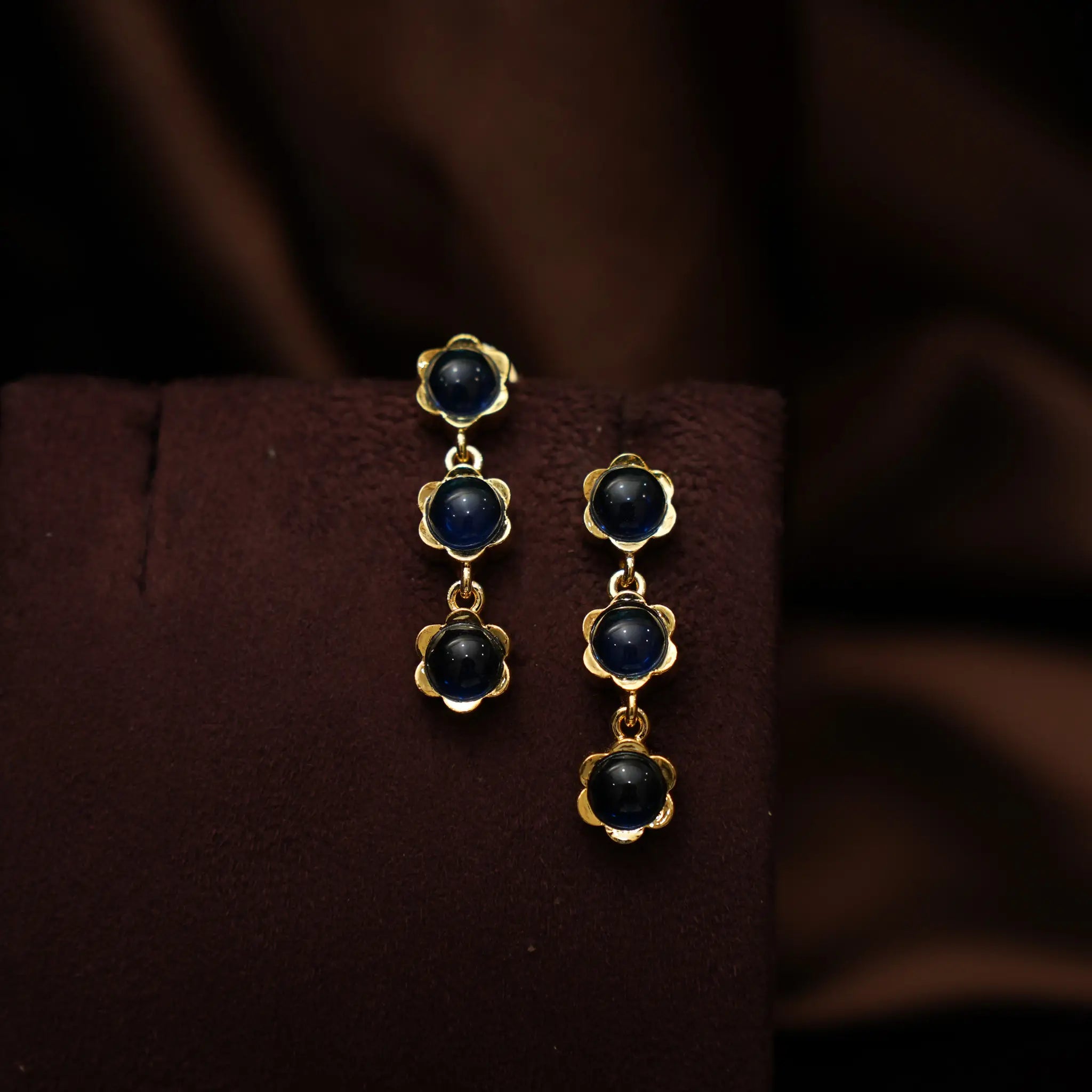 Avyira Antique Minimal Necklace - Blue