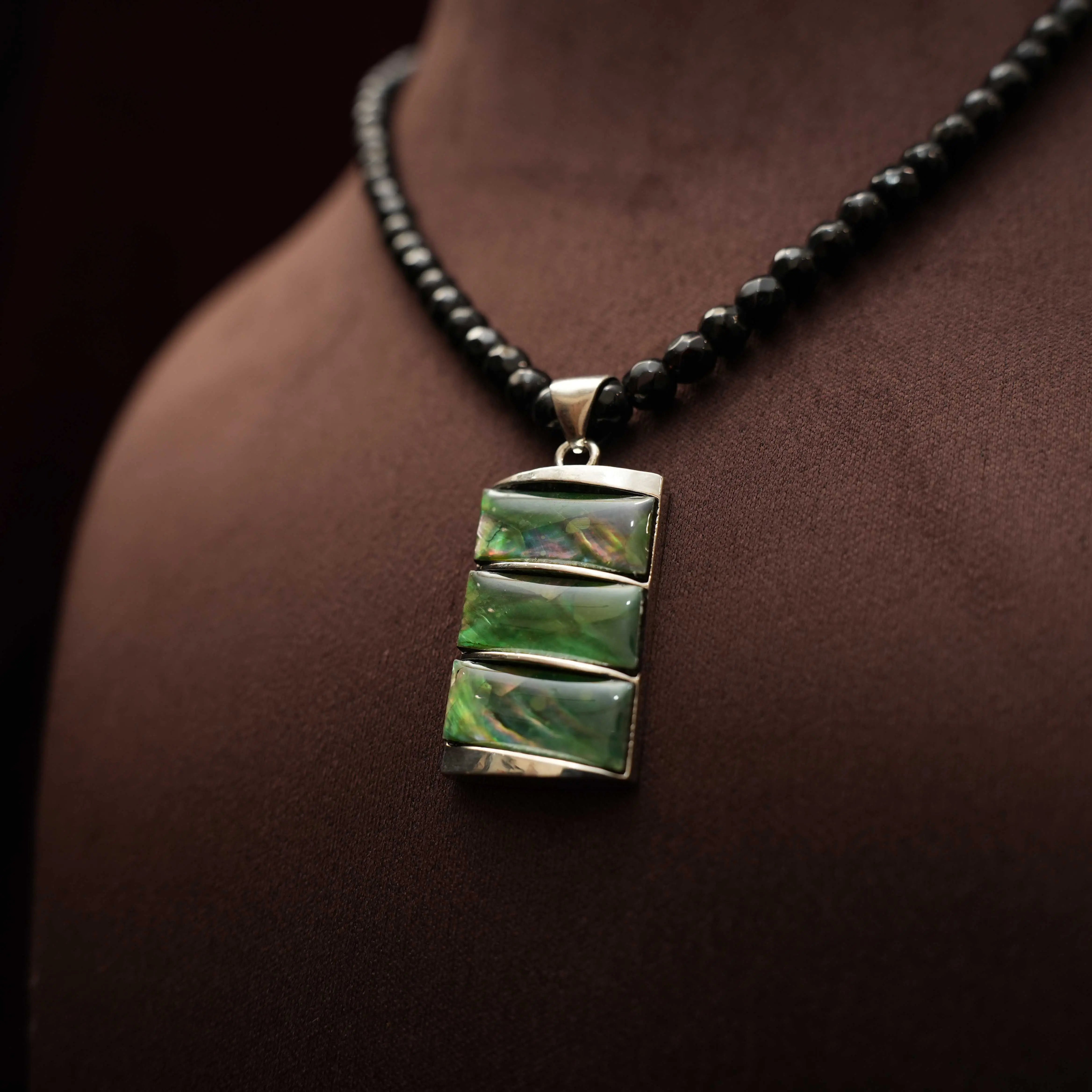 Baani Beaded Necklace - Green