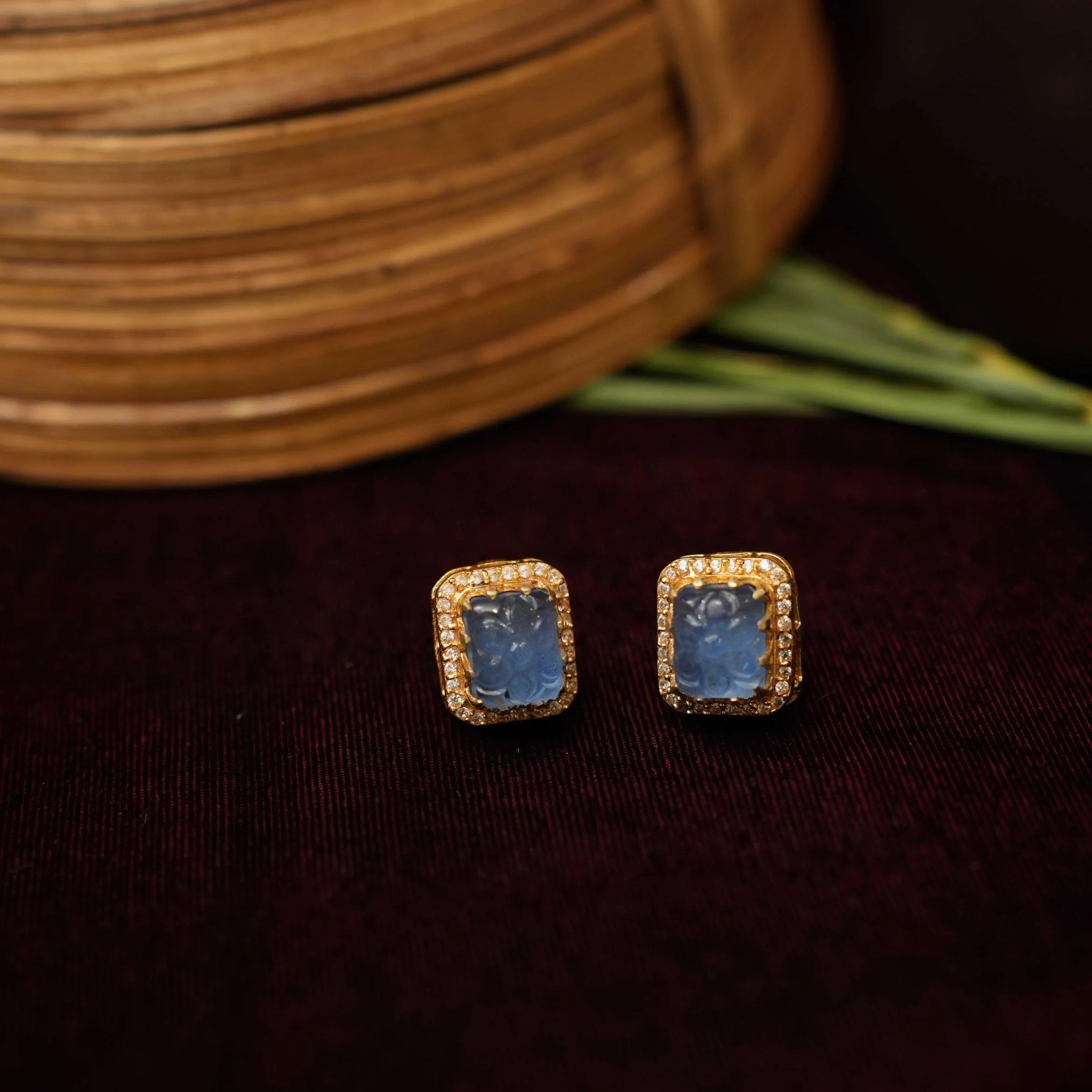 Babul Silver Ear Stud - Lilac