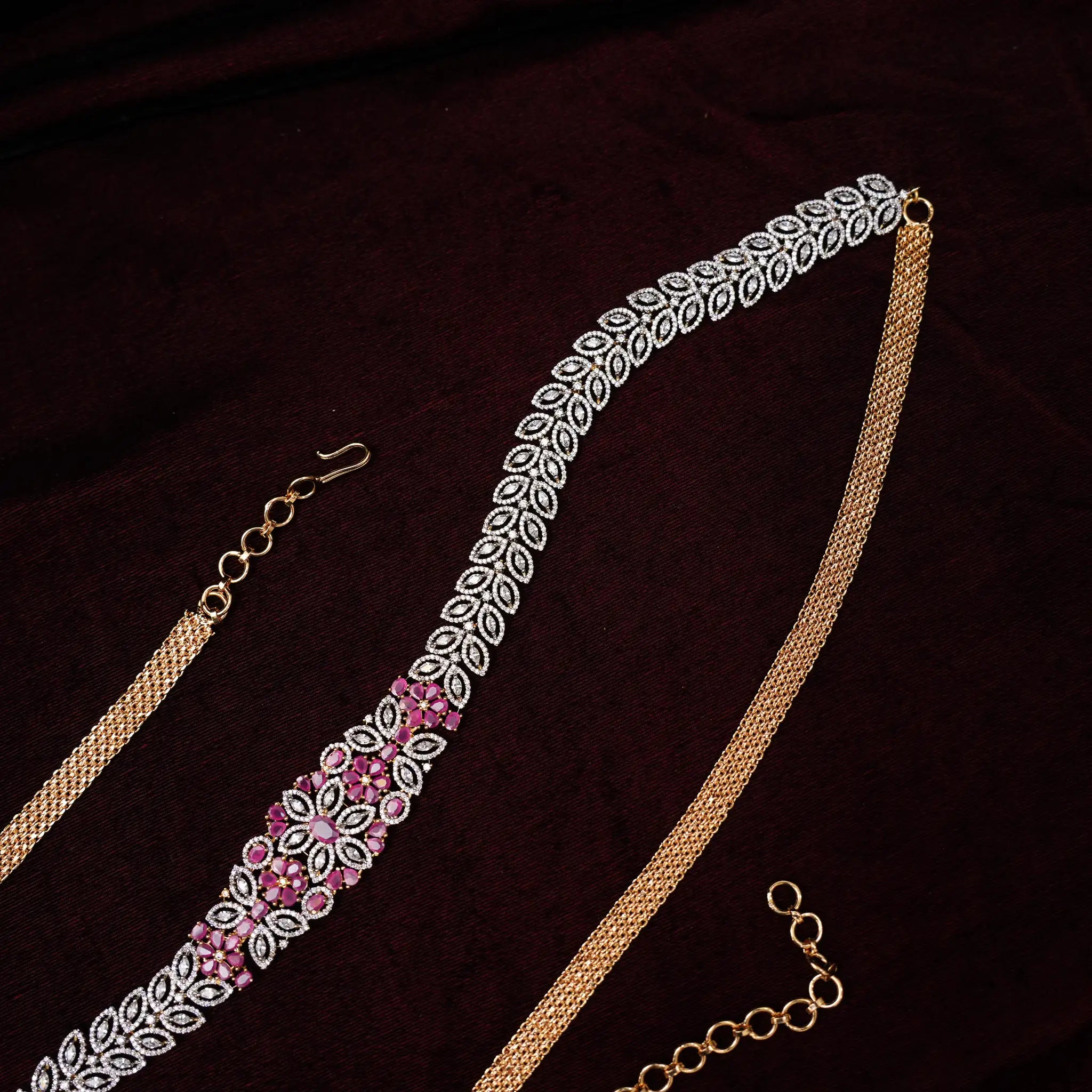 Balini Zircon Hip Belt - Ruby