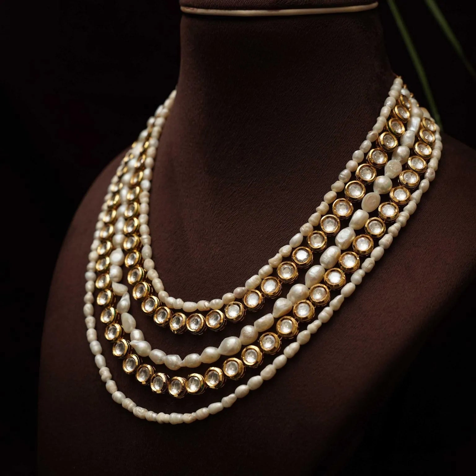 Bani Pearl Kundan Necklace