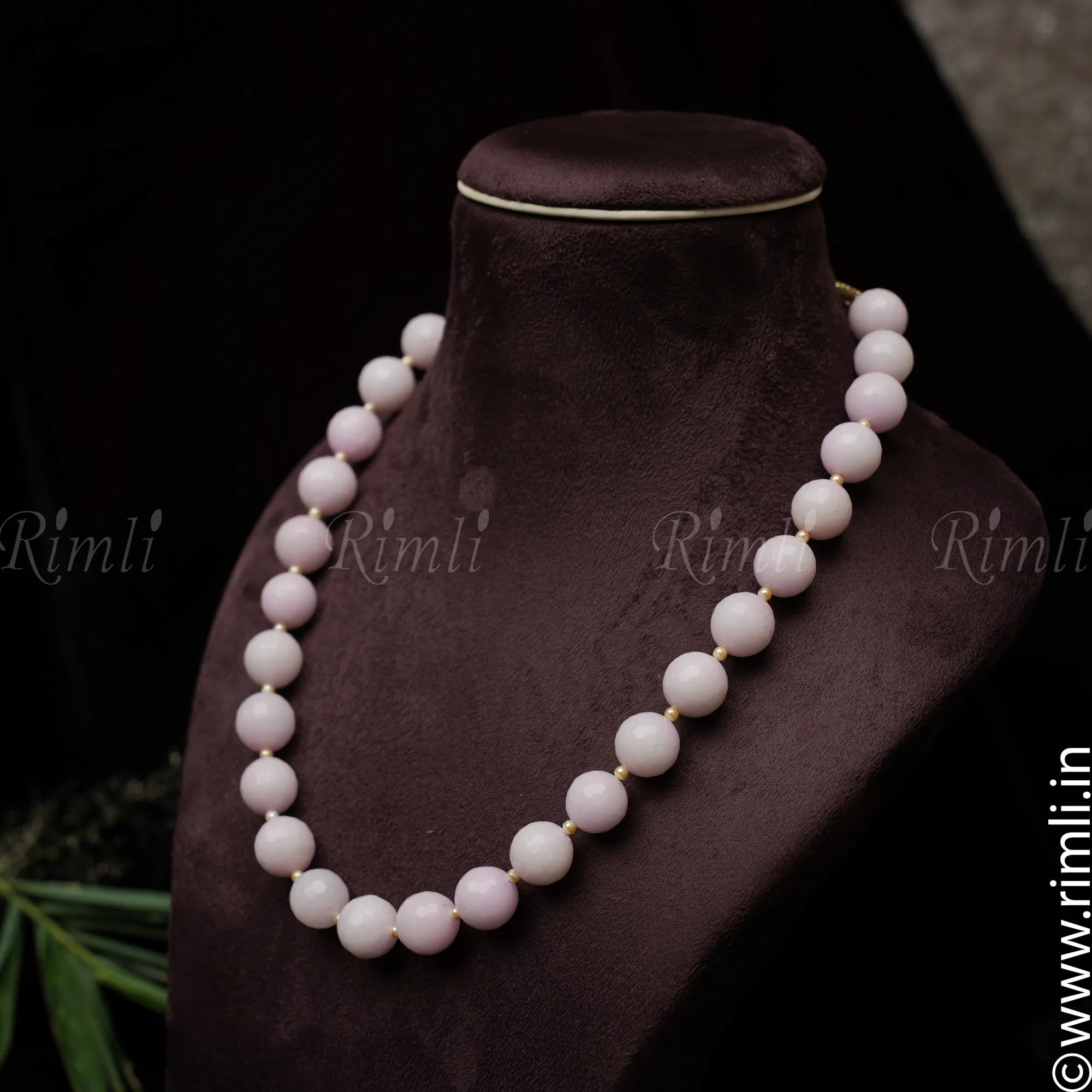 Beaded Pink Necklace - Rimli Boutique