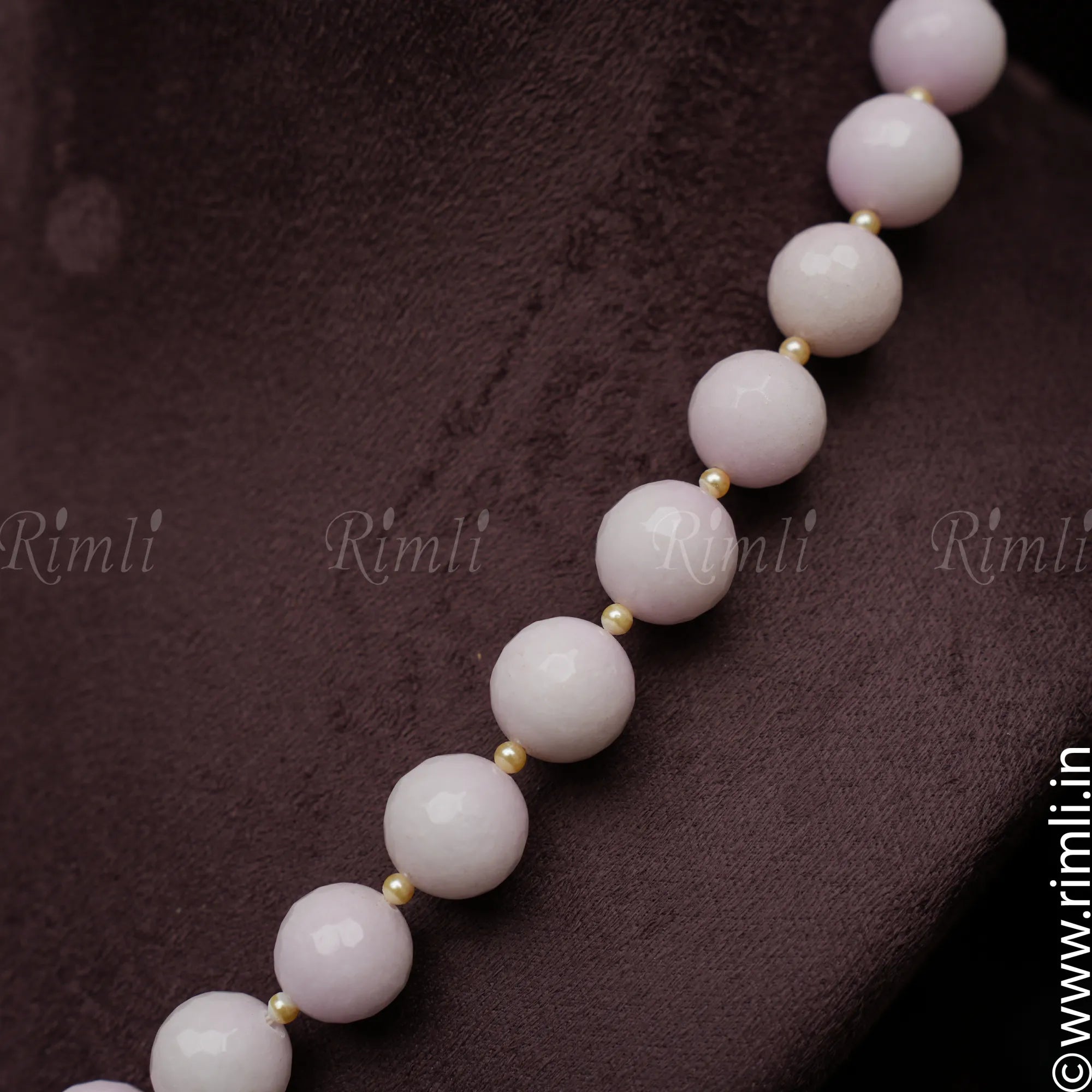 Beaded Pink Necklace - Rimli Boutique