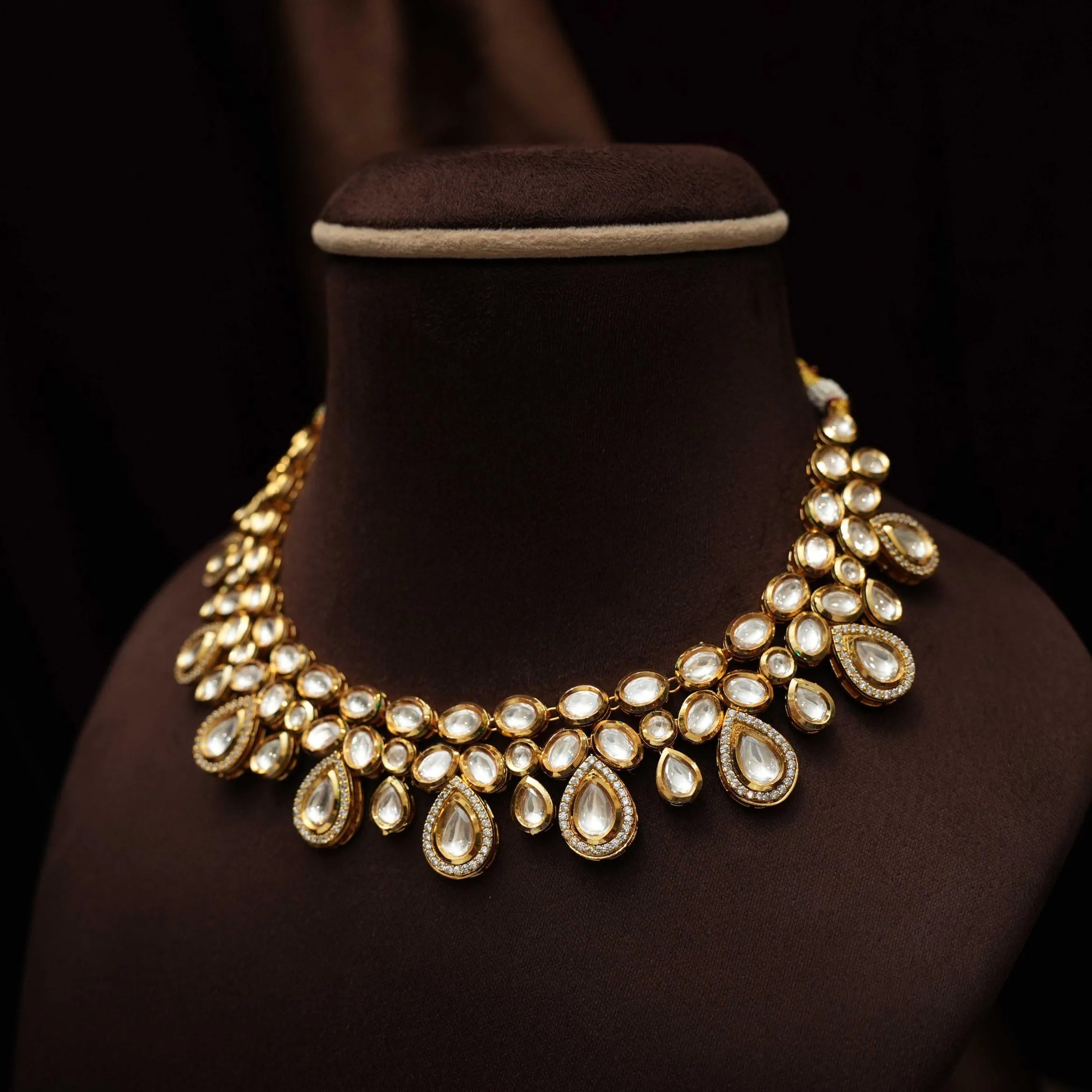 Bhanu Polki Necklace - White
