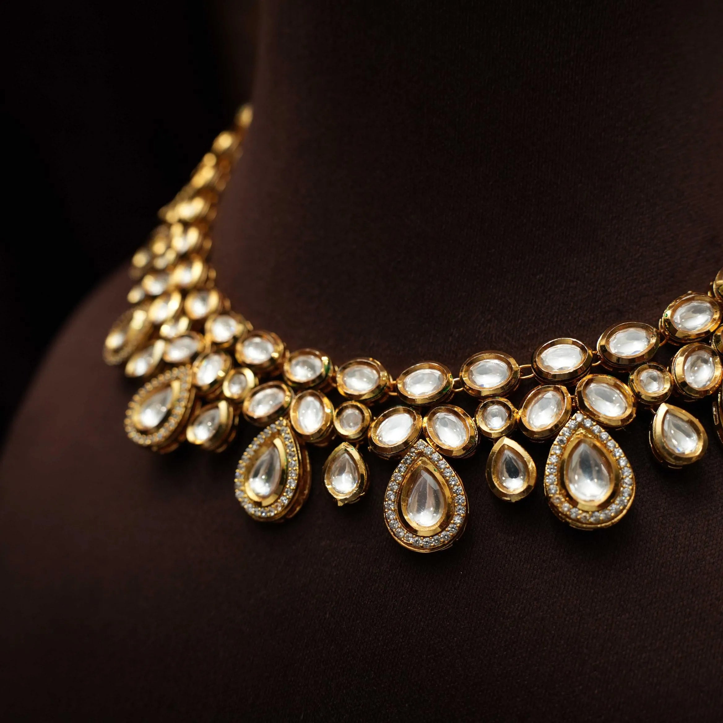 Bhanu Polki Necklace - White