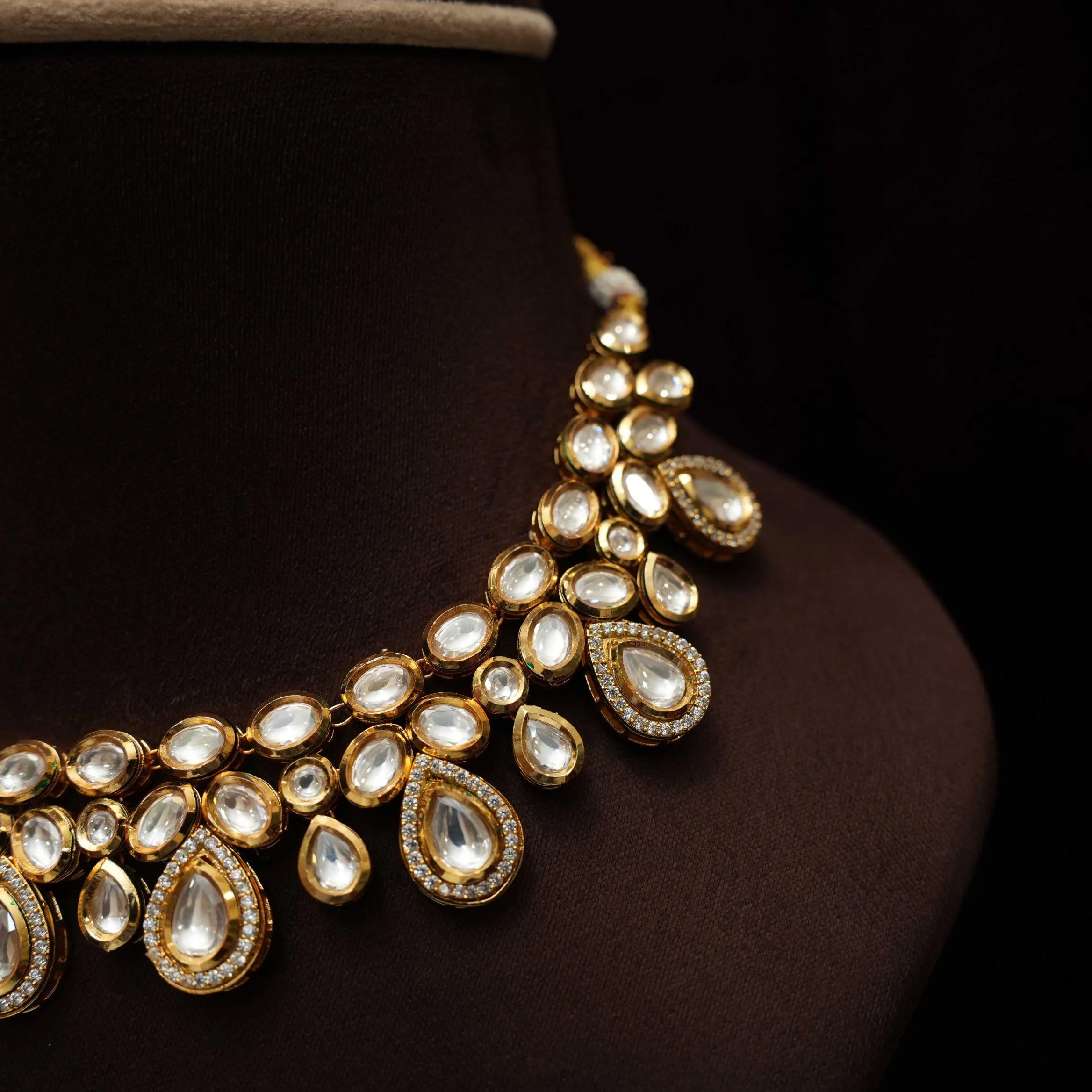 Bhanu Polki Necklace - White