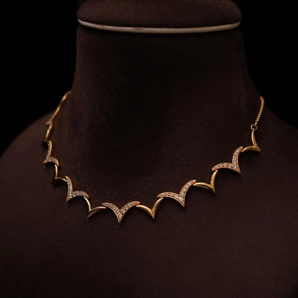 Bilva Zircon Necklace