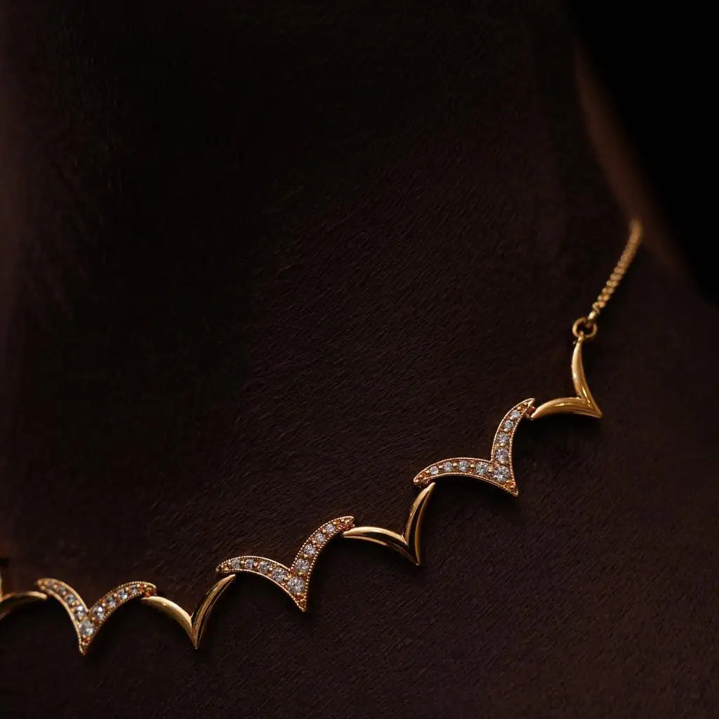 Bilva Zircon Necklace