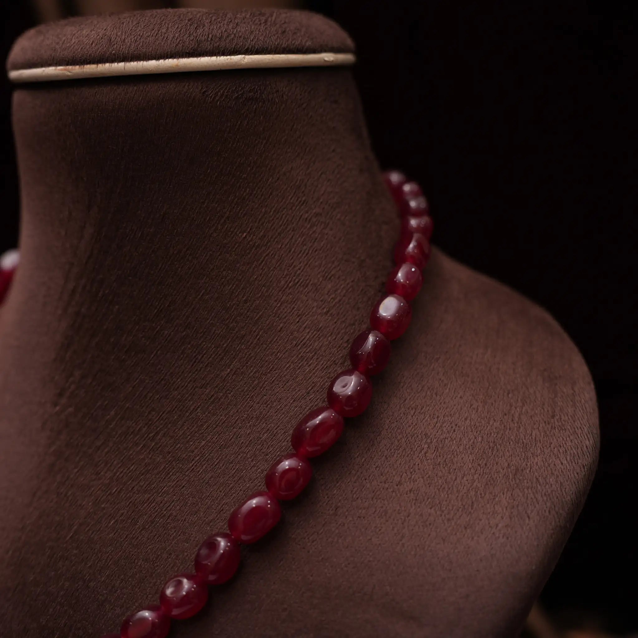 Bohita Silver Beaded Necklace