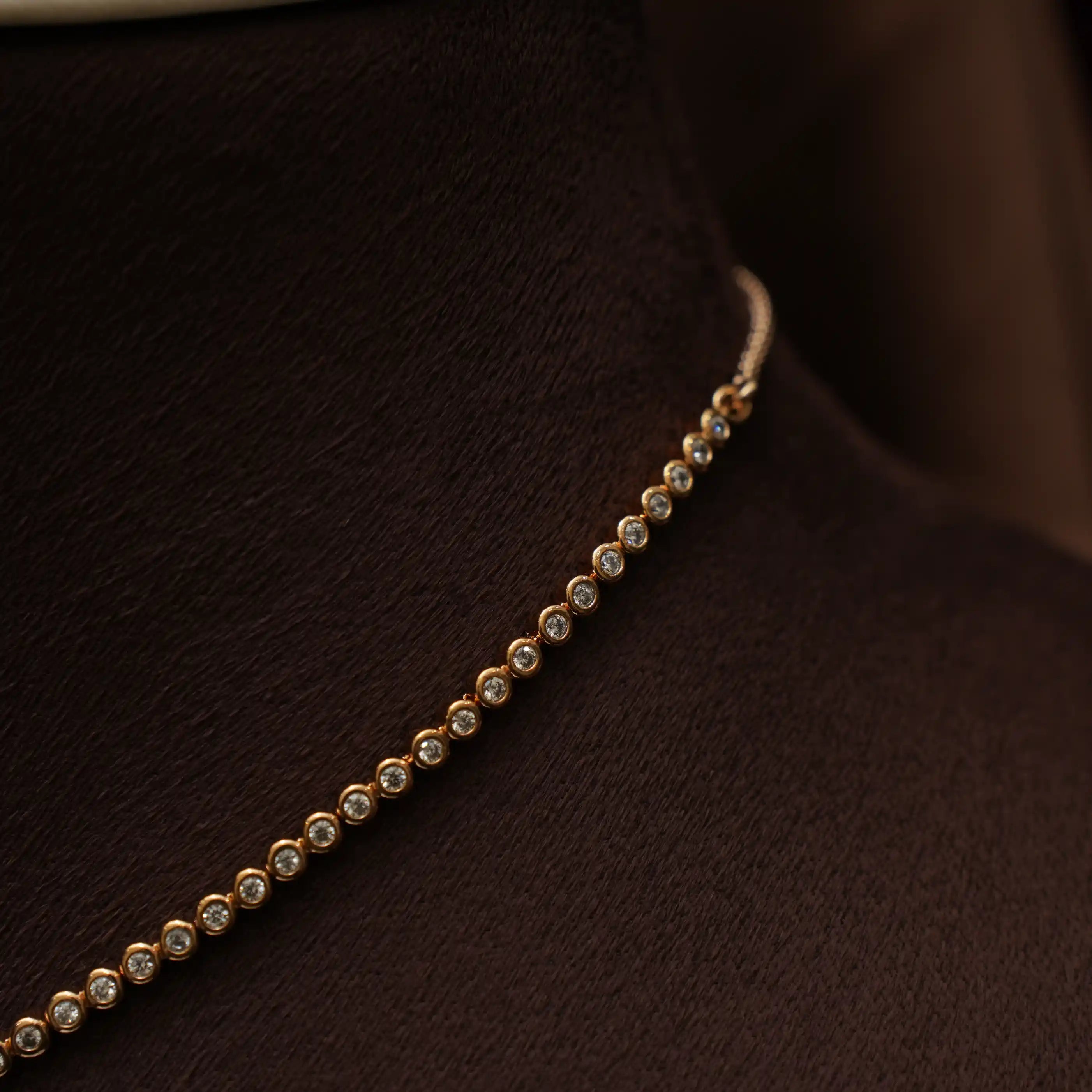 Briar Zircon Necklace - Green