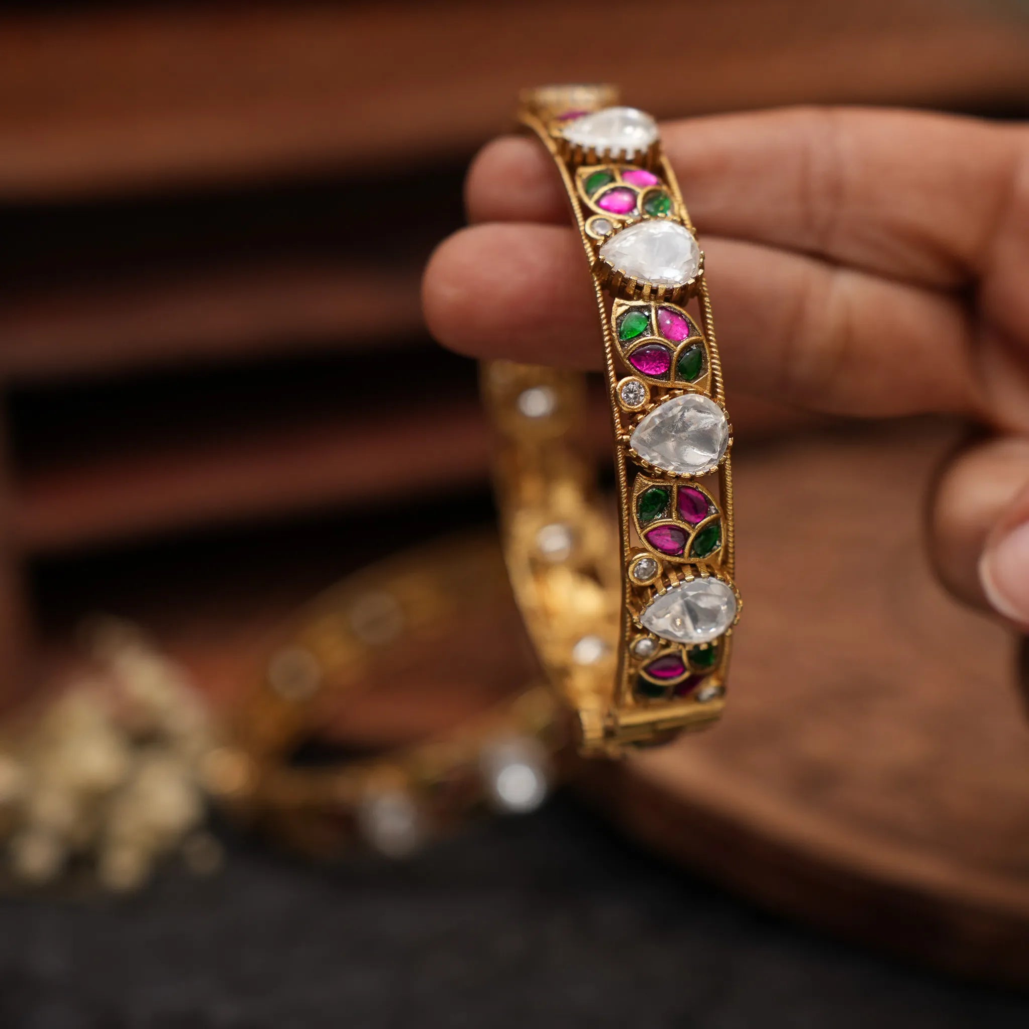 Brithika Polki Bangles