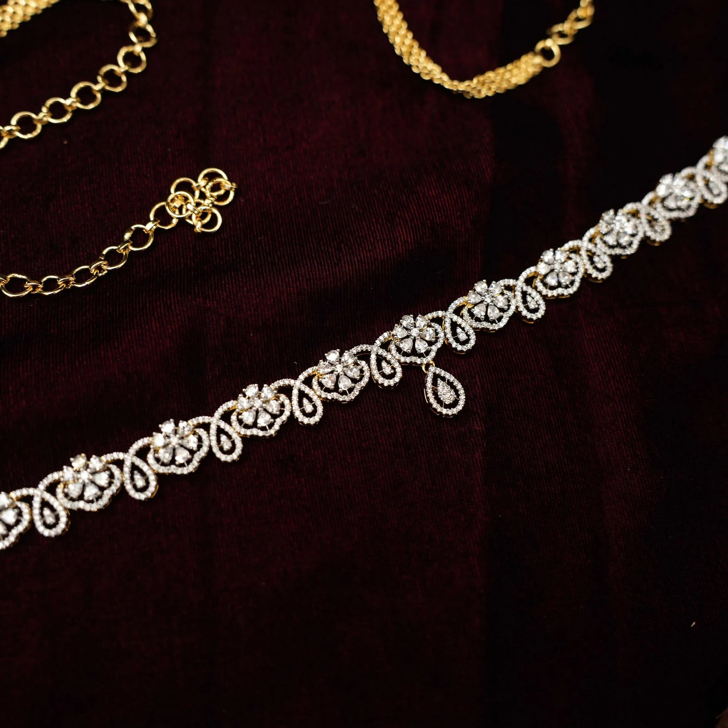 Charlotte Zircon Hip Belt