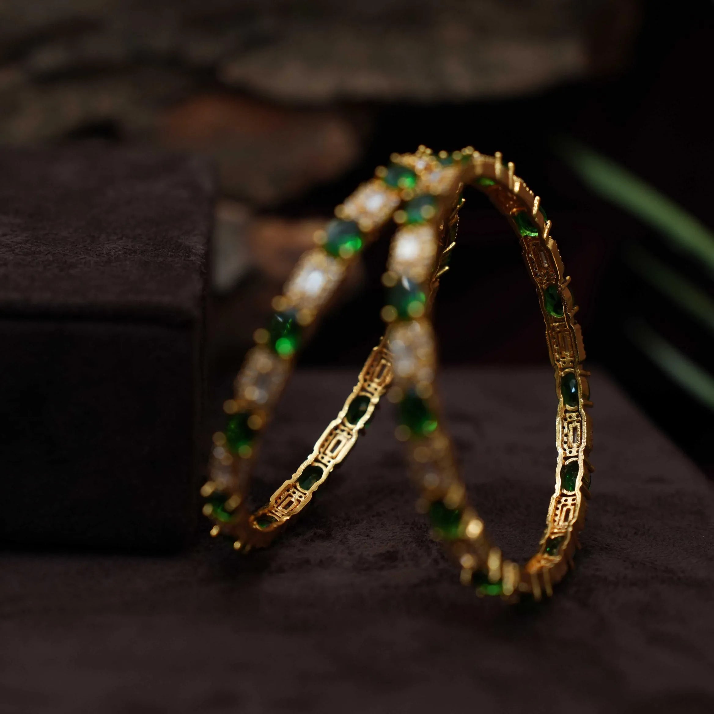 Charuni Zircon Bangles