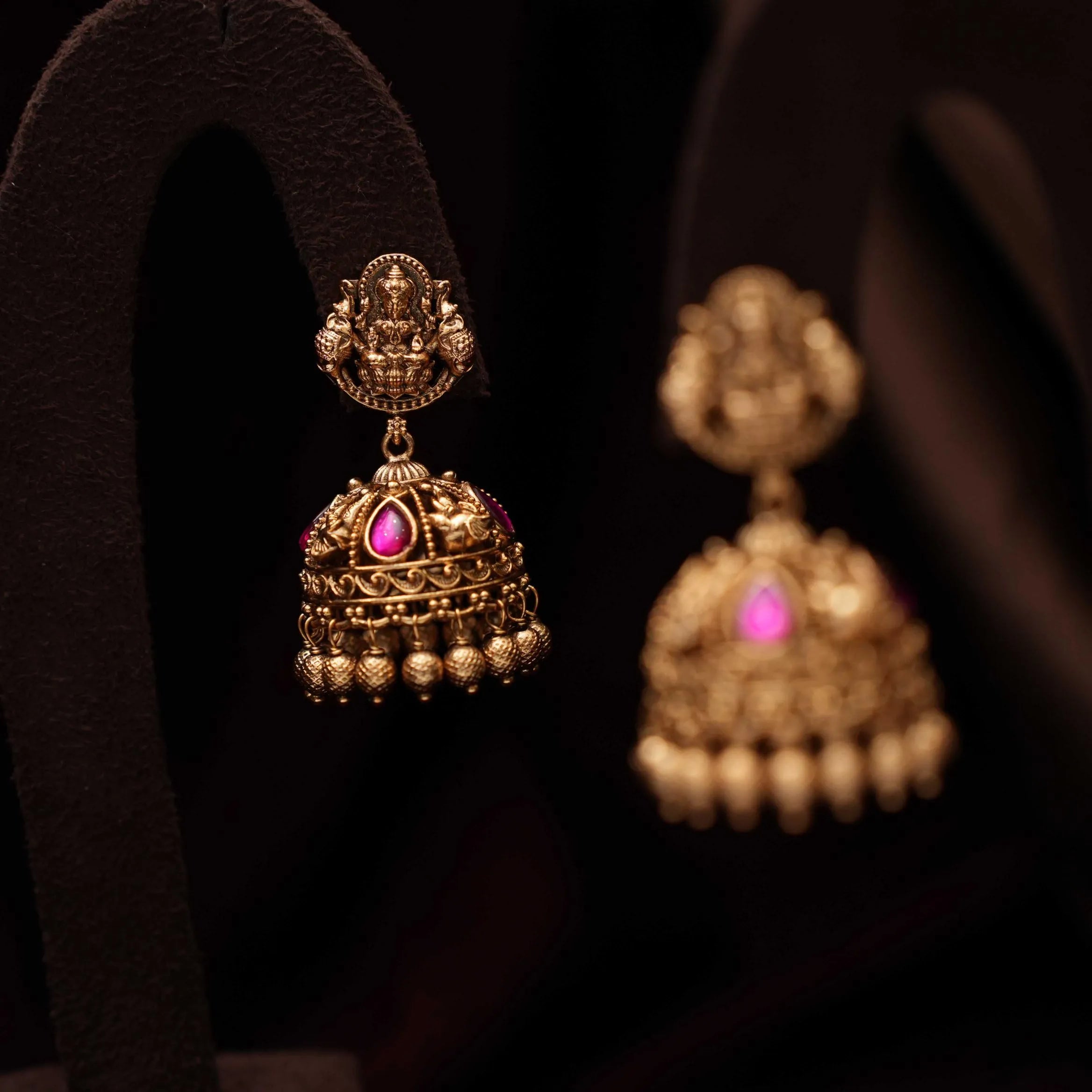 Chayan Antique Jhumka Earrings