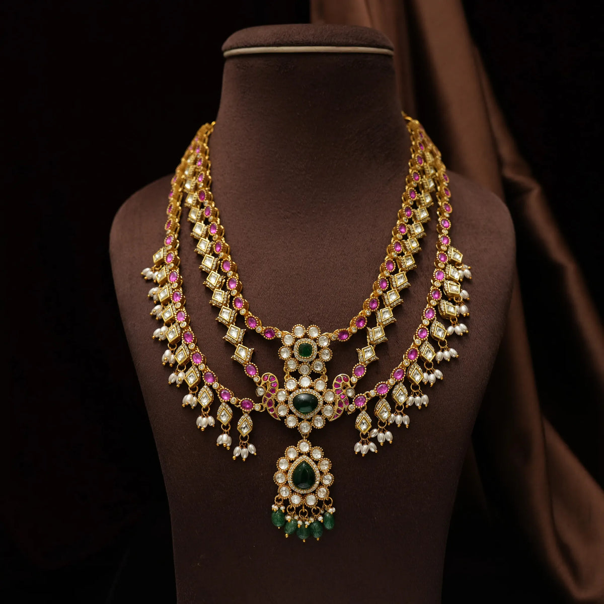 Cinthana Statement Polki Necklace