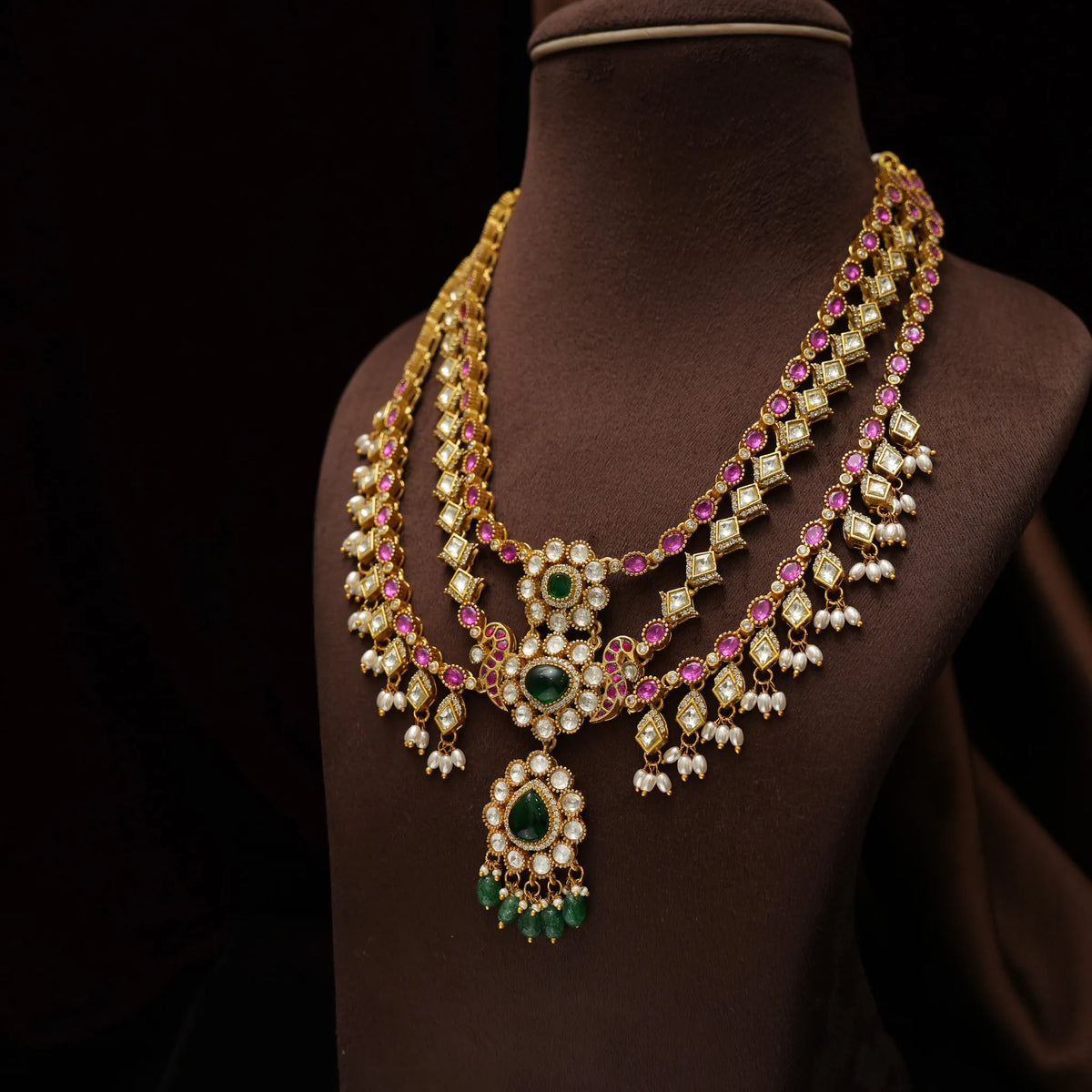 Cinthana Statement Polki Necklace