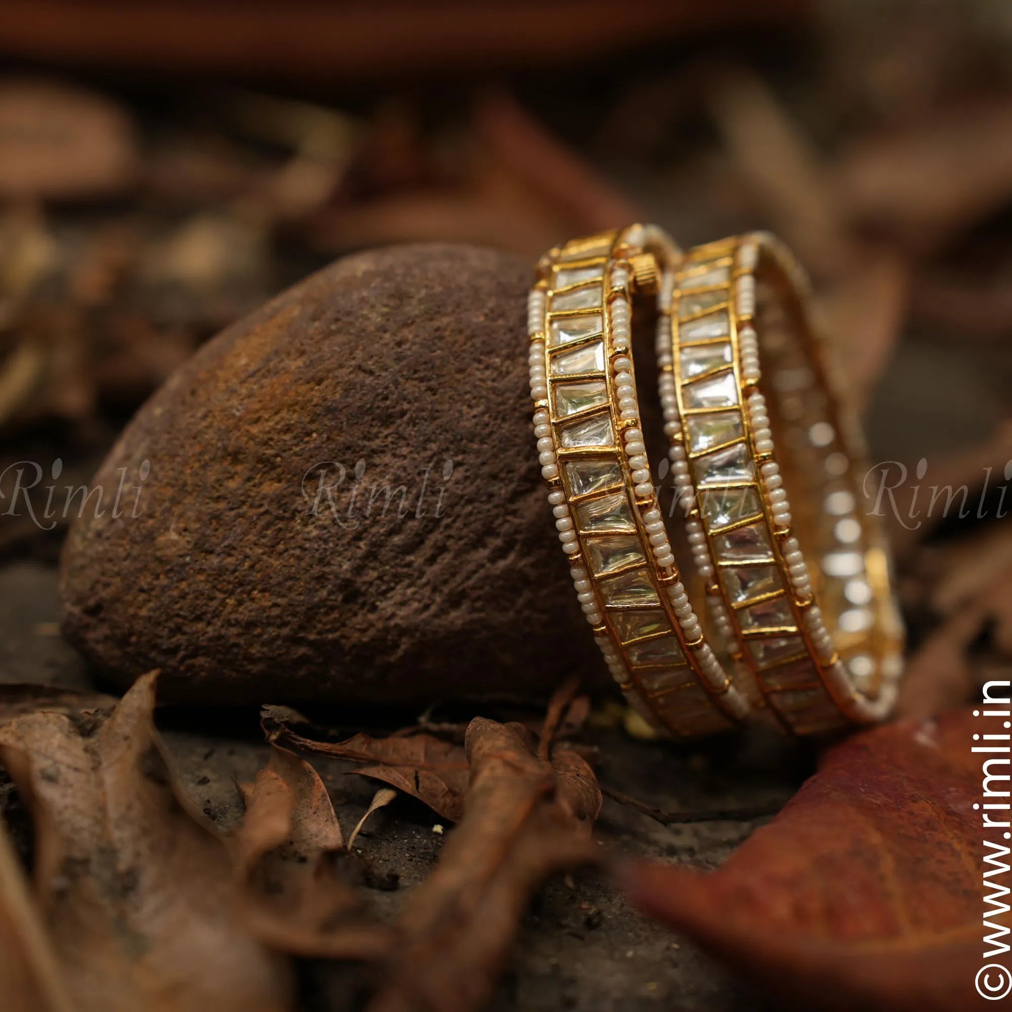 Classic Polki Bangle - Rimli Boutique