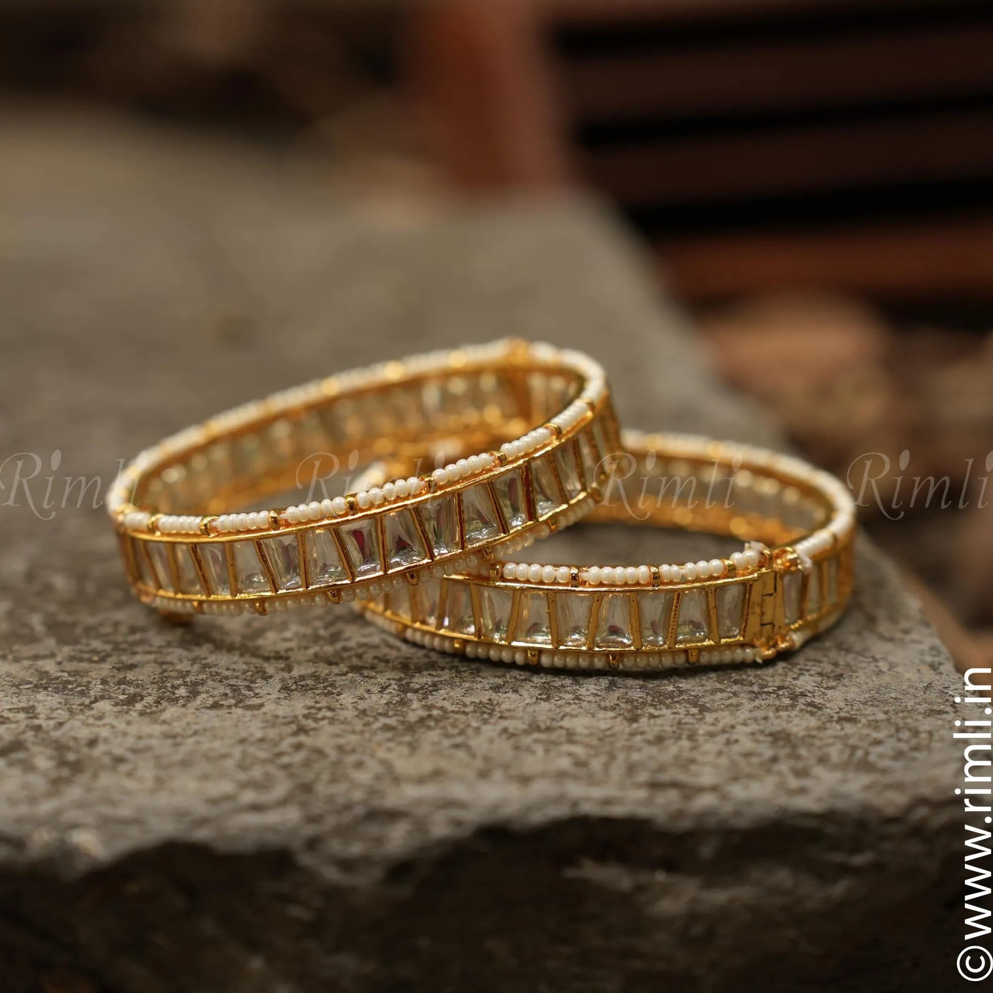 Classic Polki Bangle - Rimli Boutique