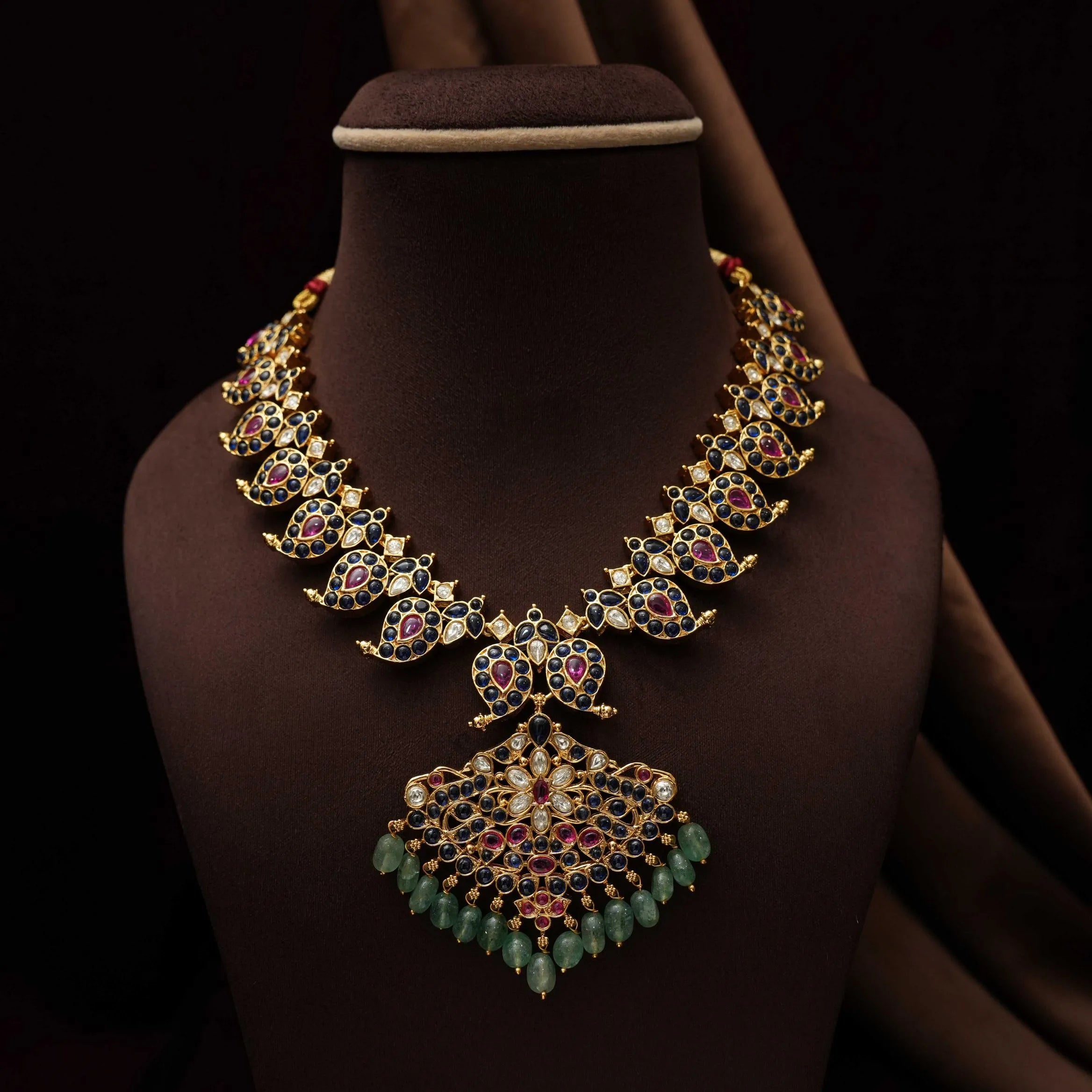 Dakota Antique Mango Reversible Necklace - Pari