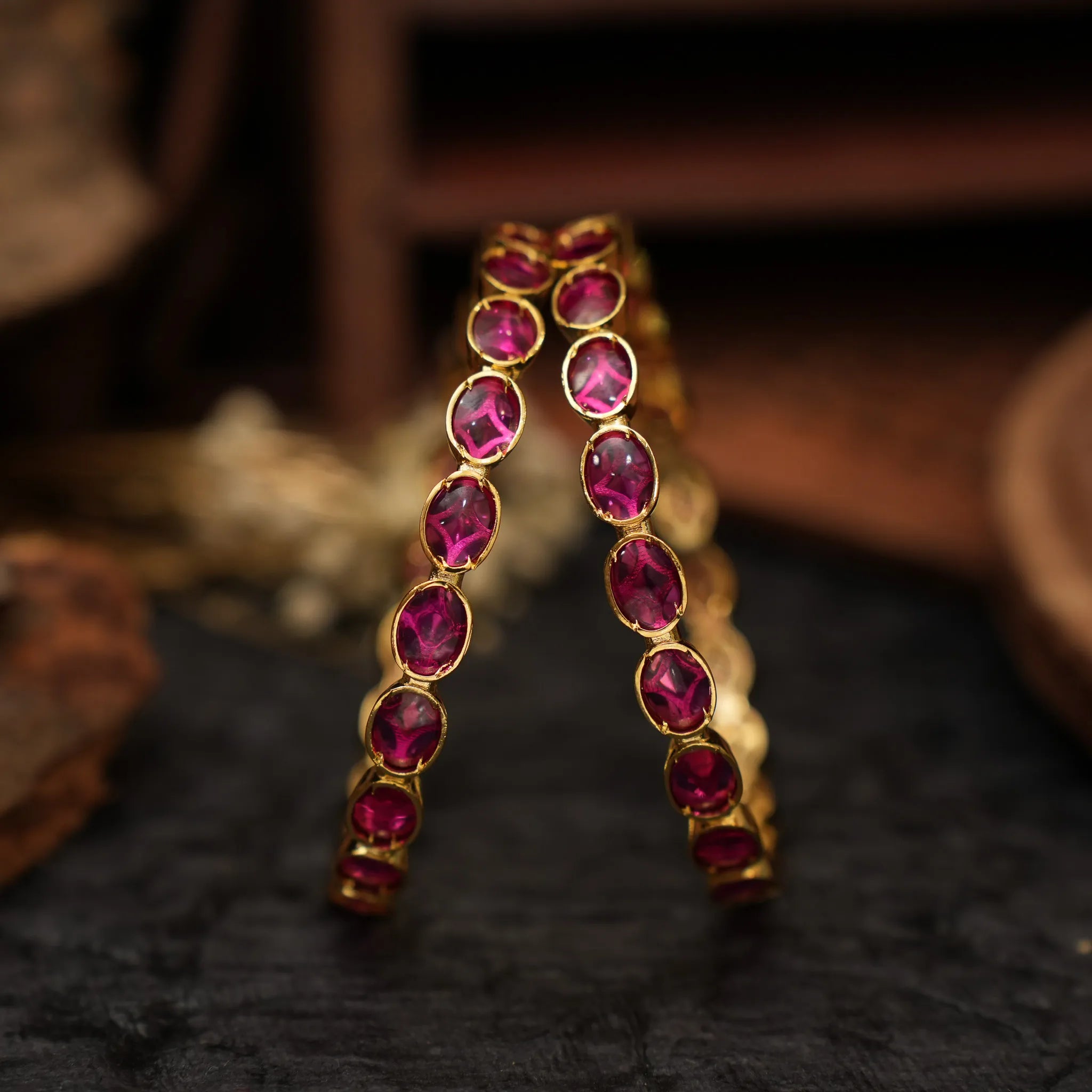 Dakshara Antique Bangles