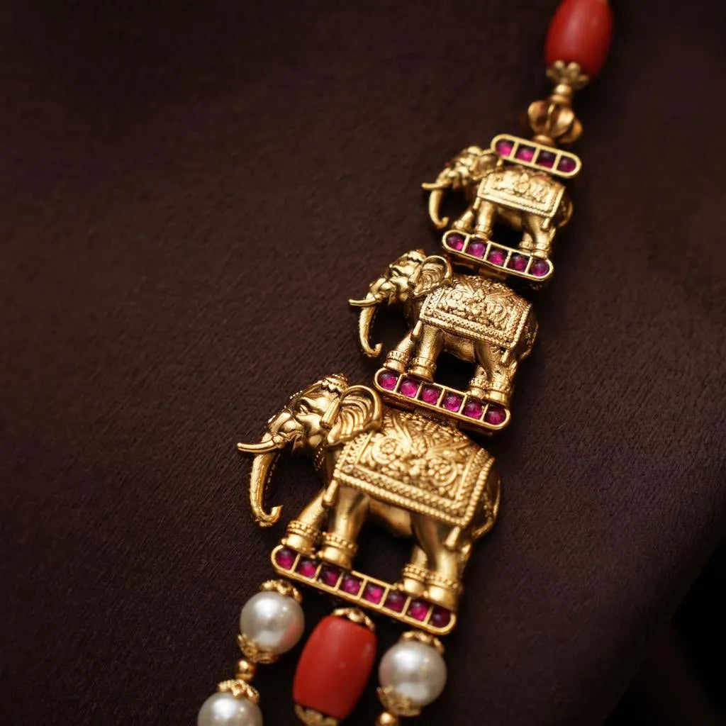 Darika Pearl Coral Necklace