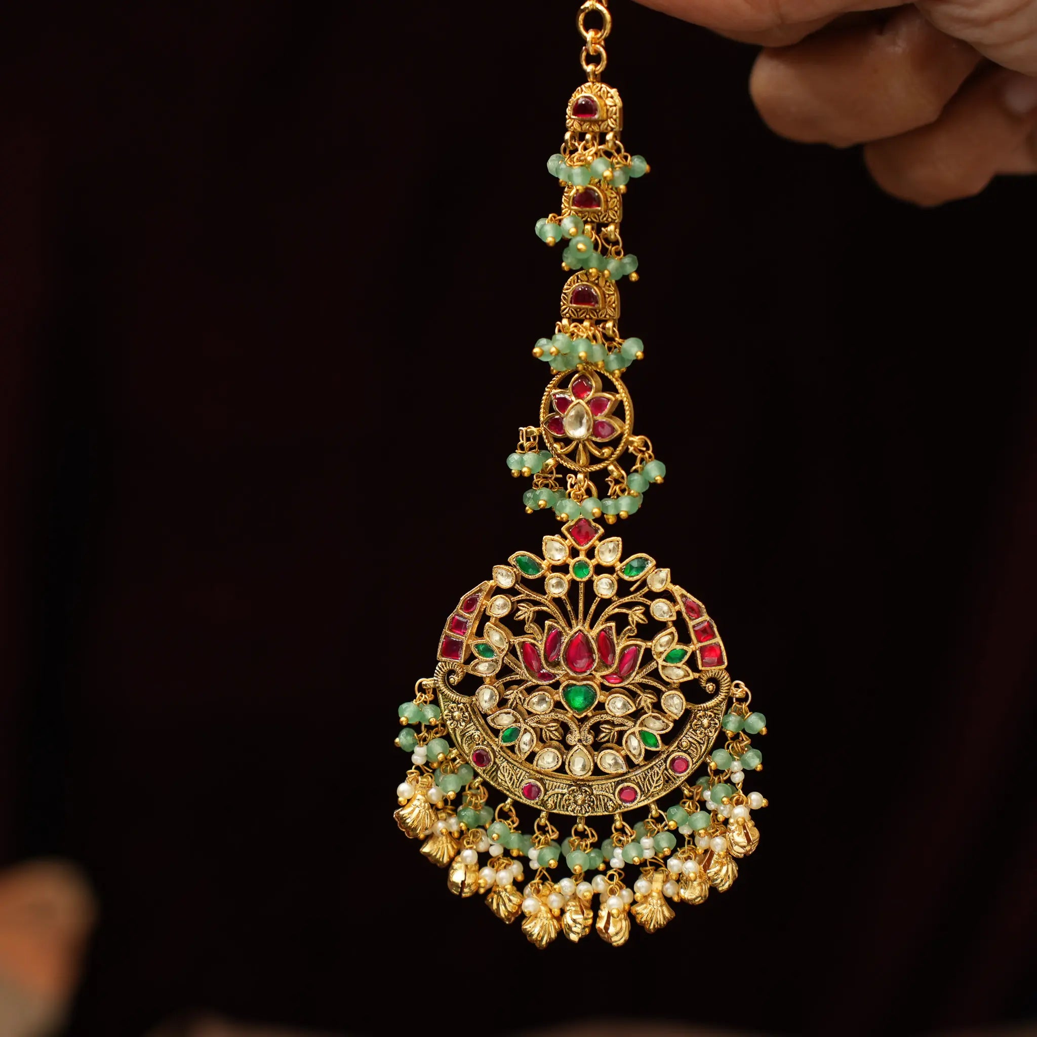 Darshana Polki Tikka