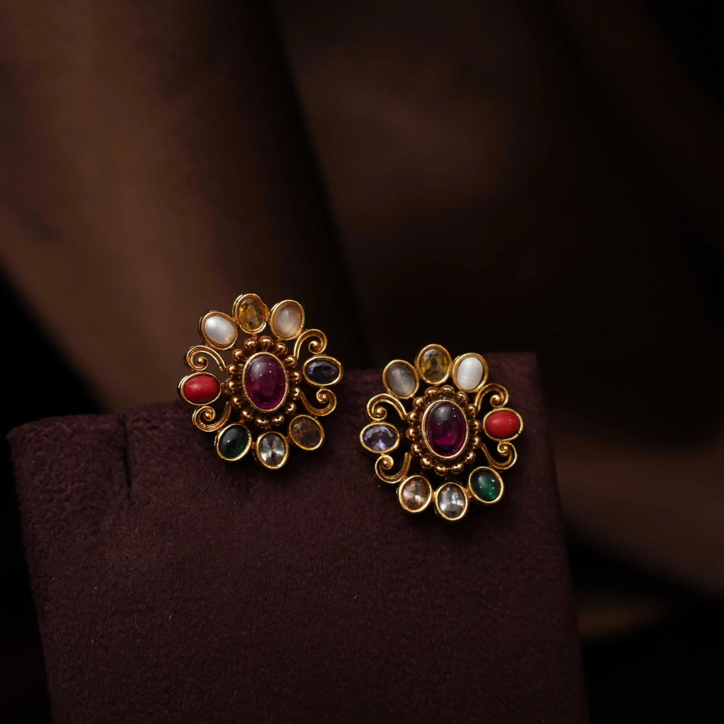 Davitha Antique Ear Stud