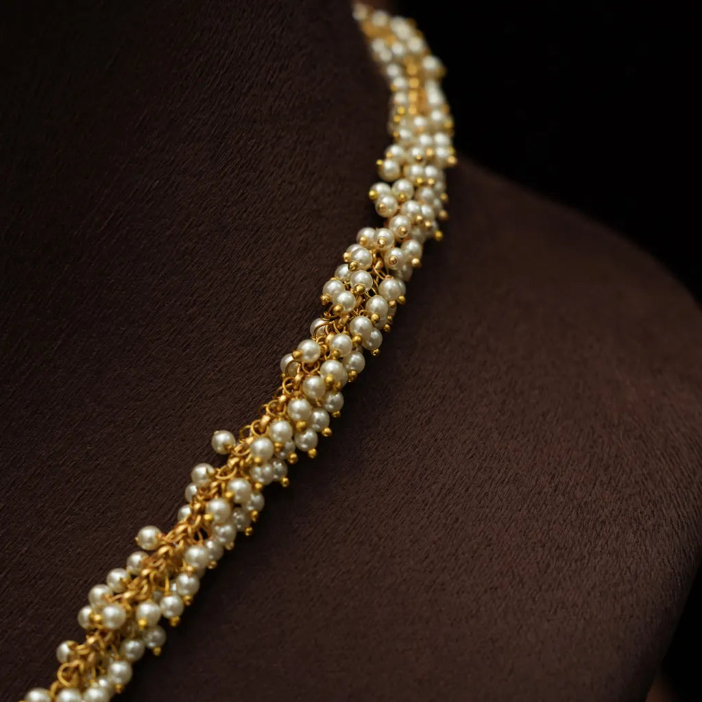 Deepali Pearl Polki Necklace