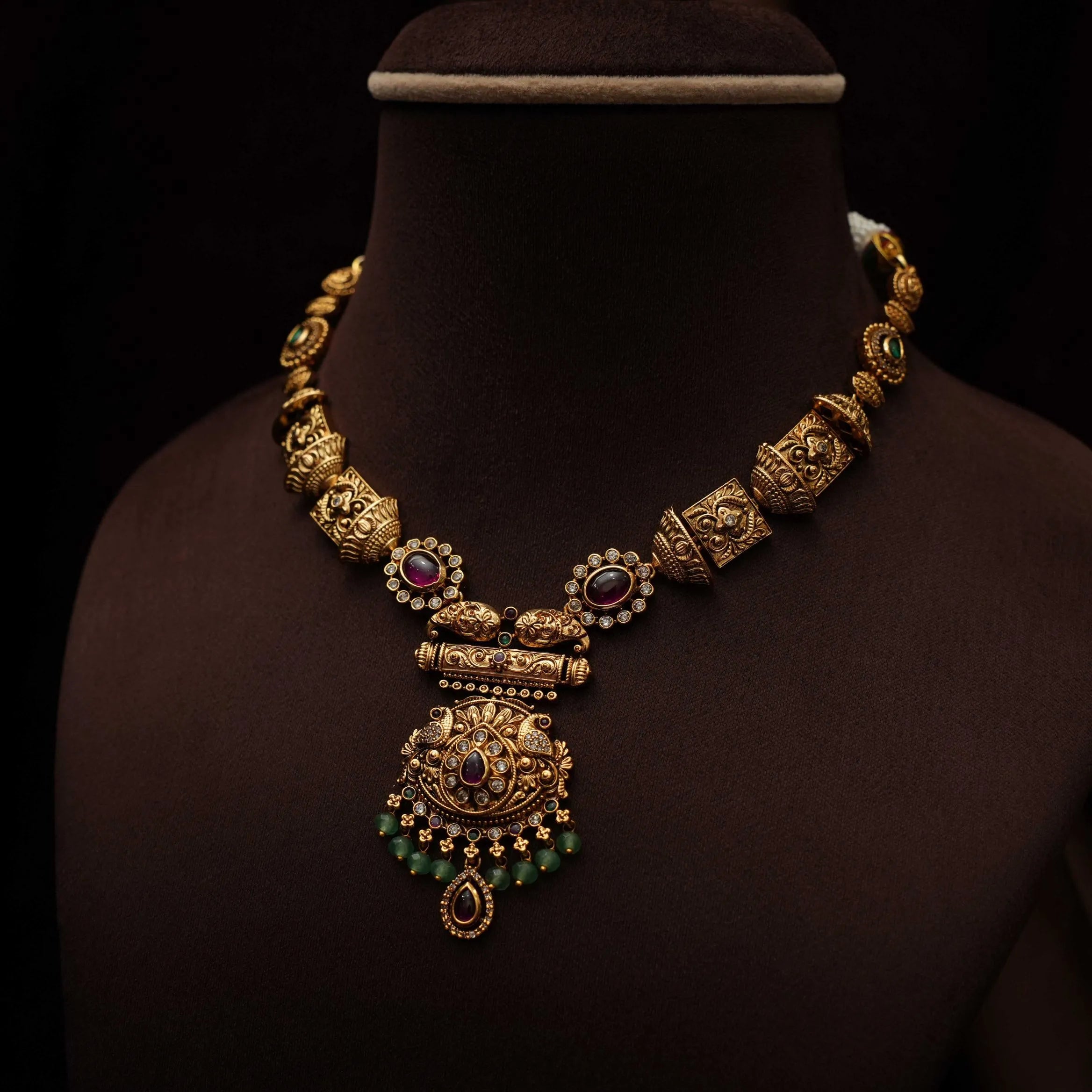 Devyesh Antique Necklace - Short