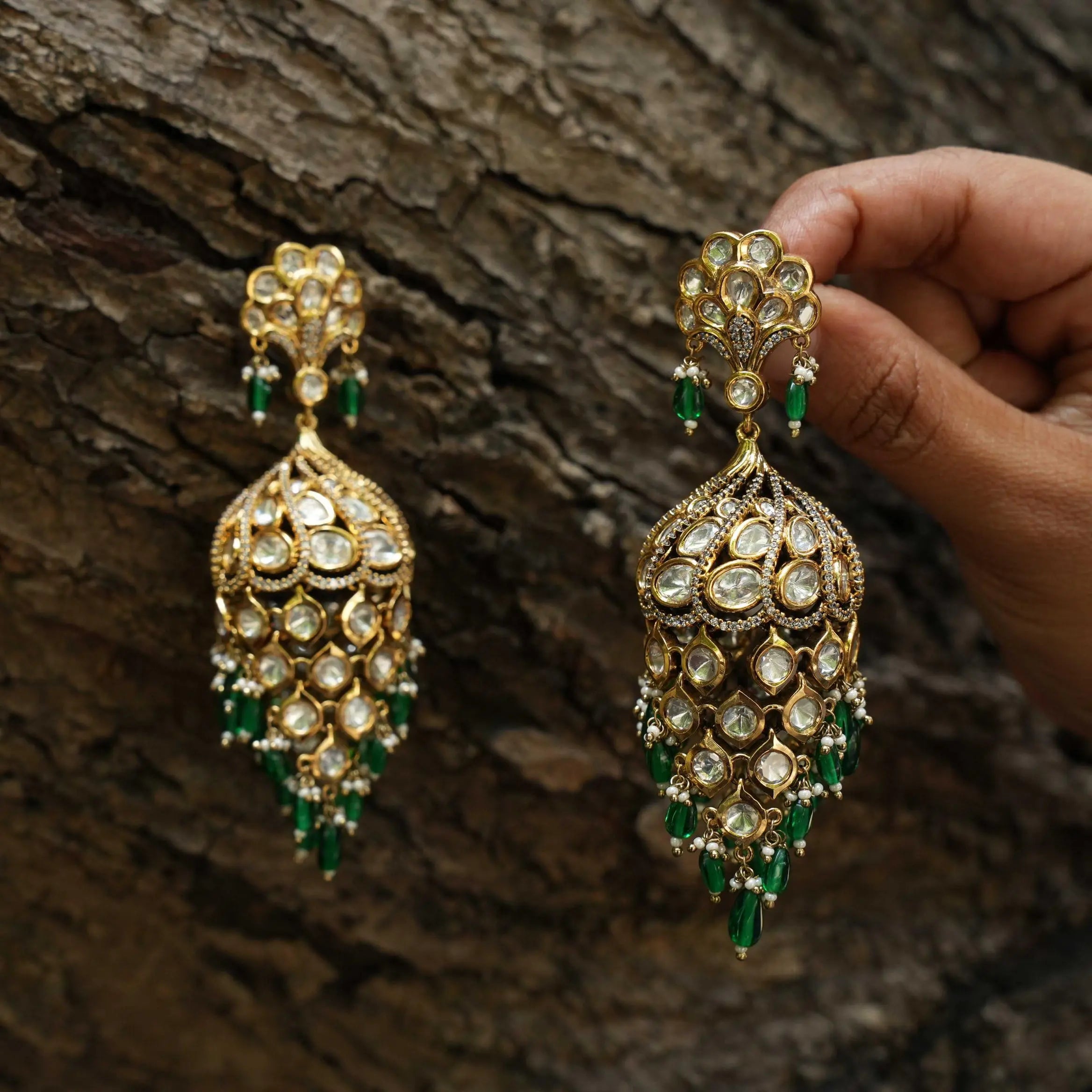 Dhita Victorian Jhumka Earrings
